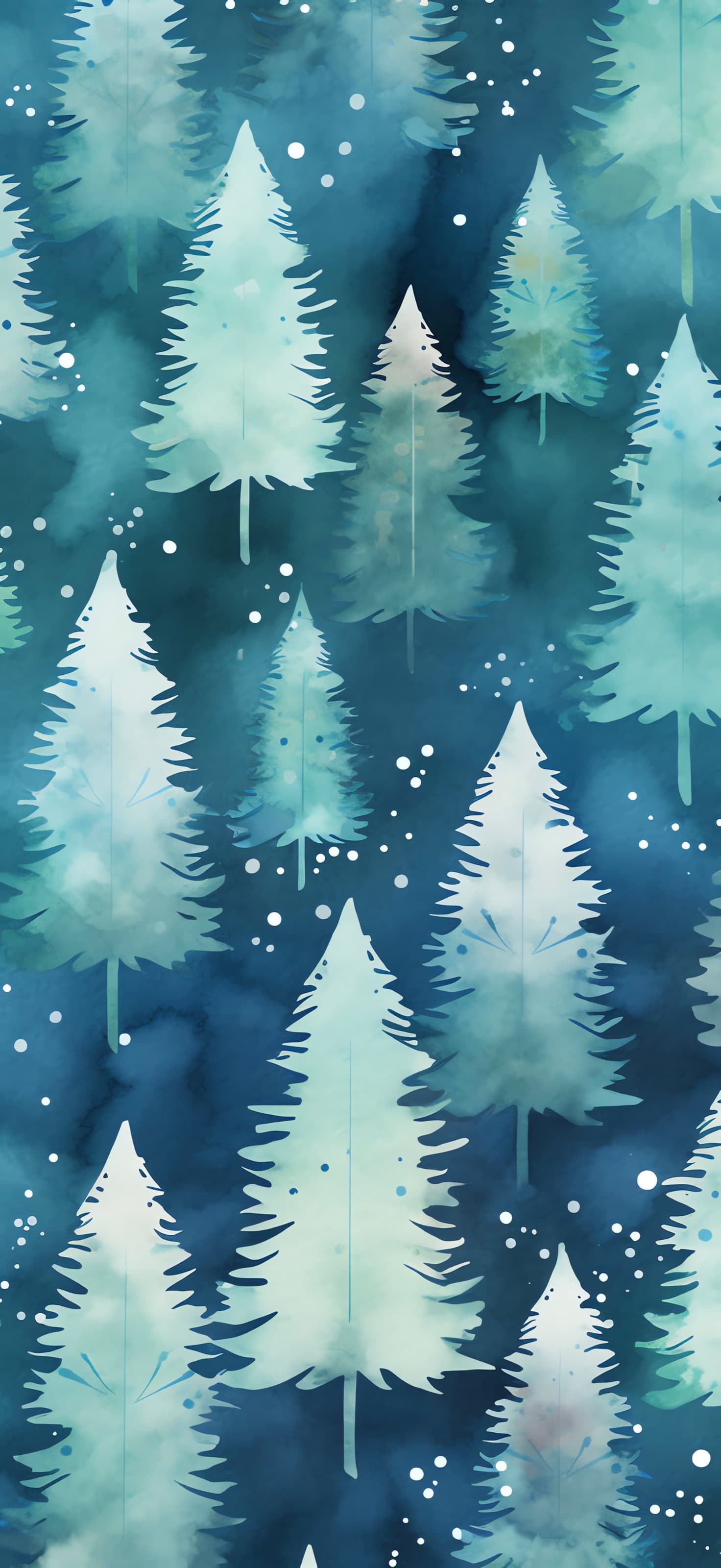 Snowy Forest - Pro phone wallpaper
