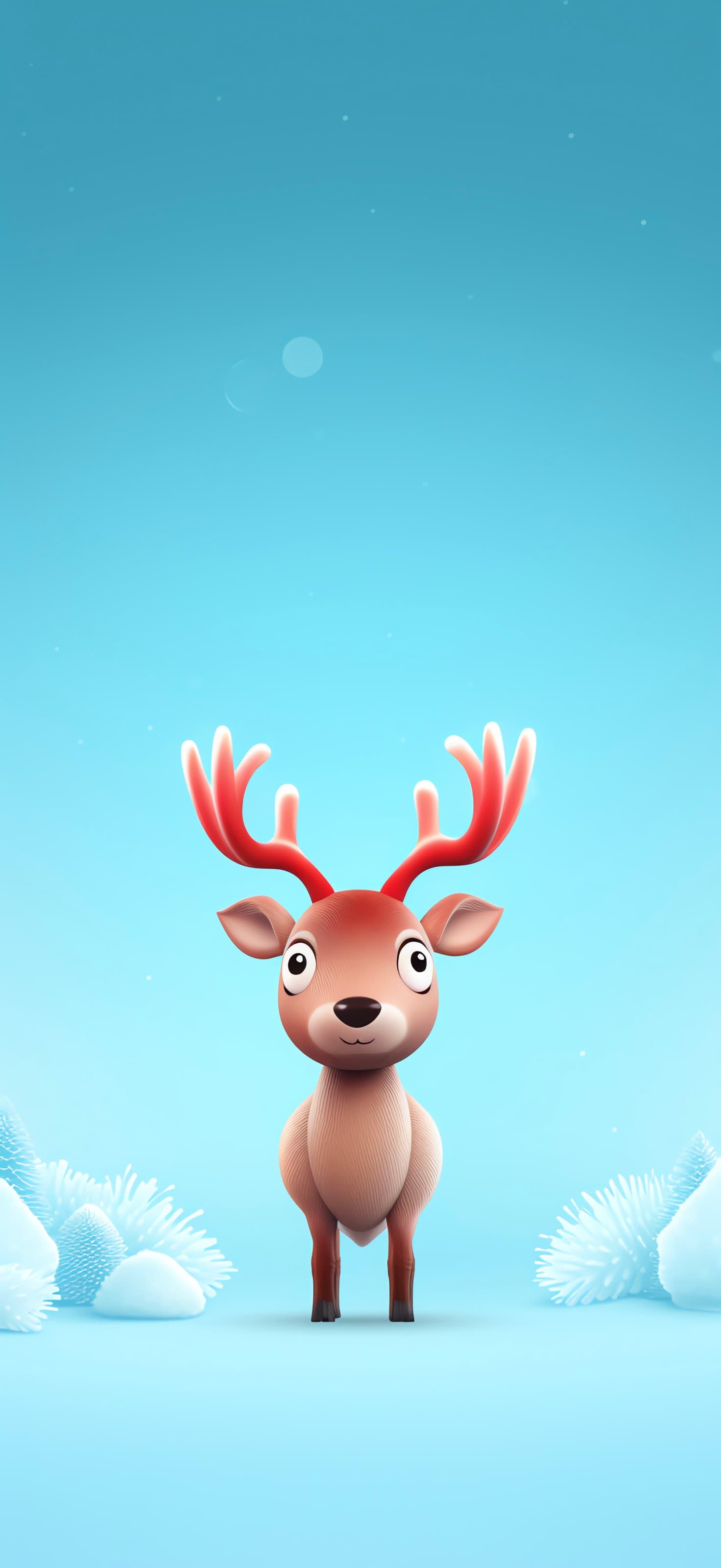 Festive Deer - Pro phone wallpaper
