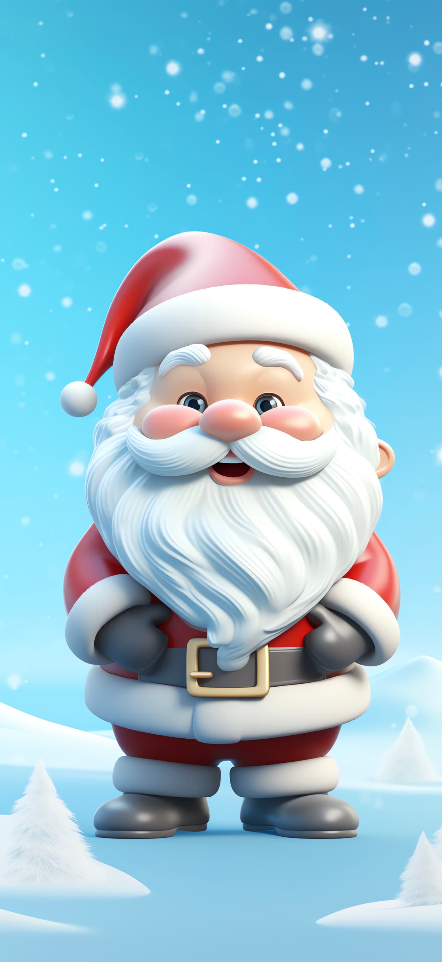 Santa Portrait - Pro phone wallpaper