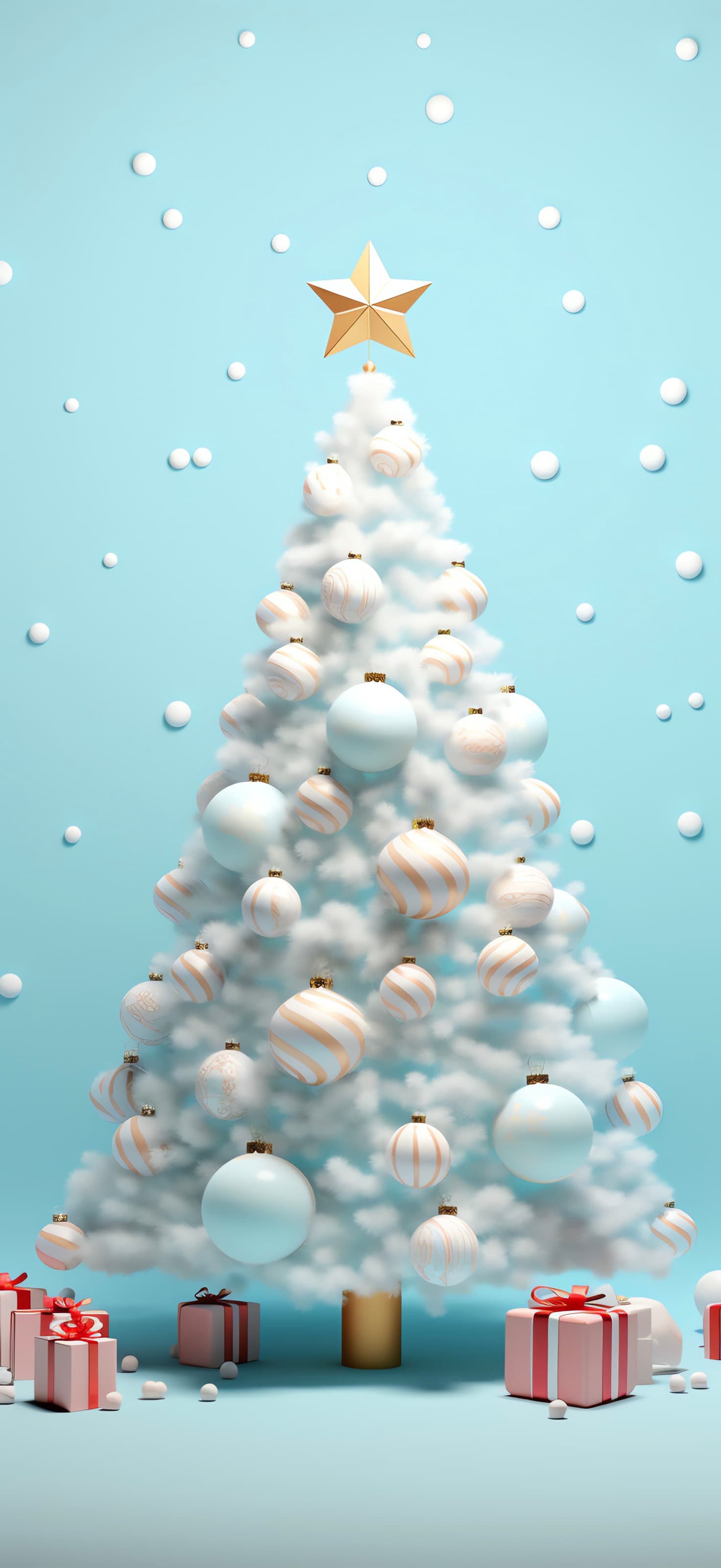 Golden Christmas - Pro phone wallpaper