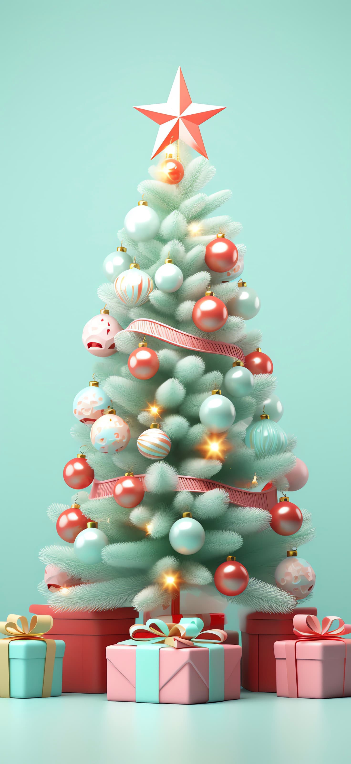Pastel Christmas - Pro phone wallpaper
