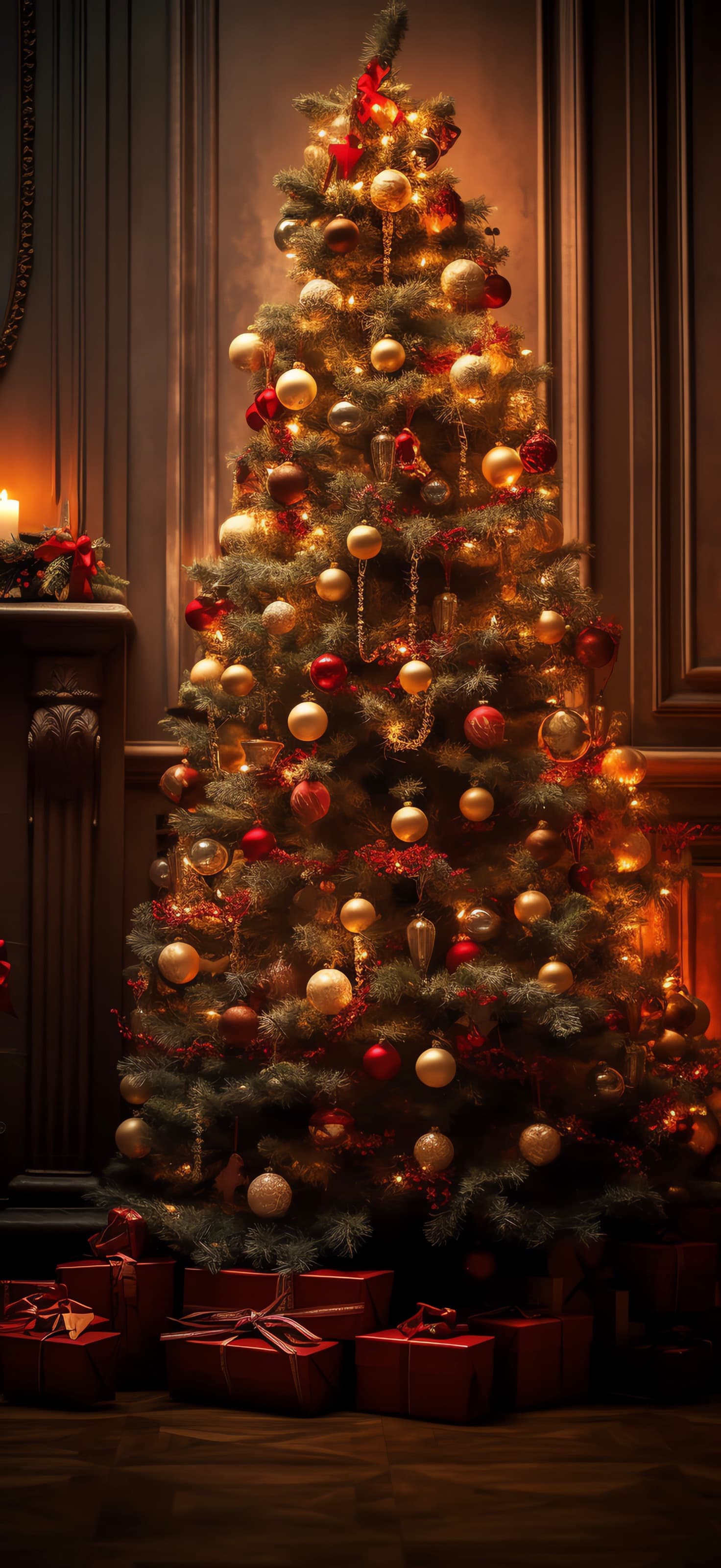 Ornate Christmas - Pro phone wallpaper