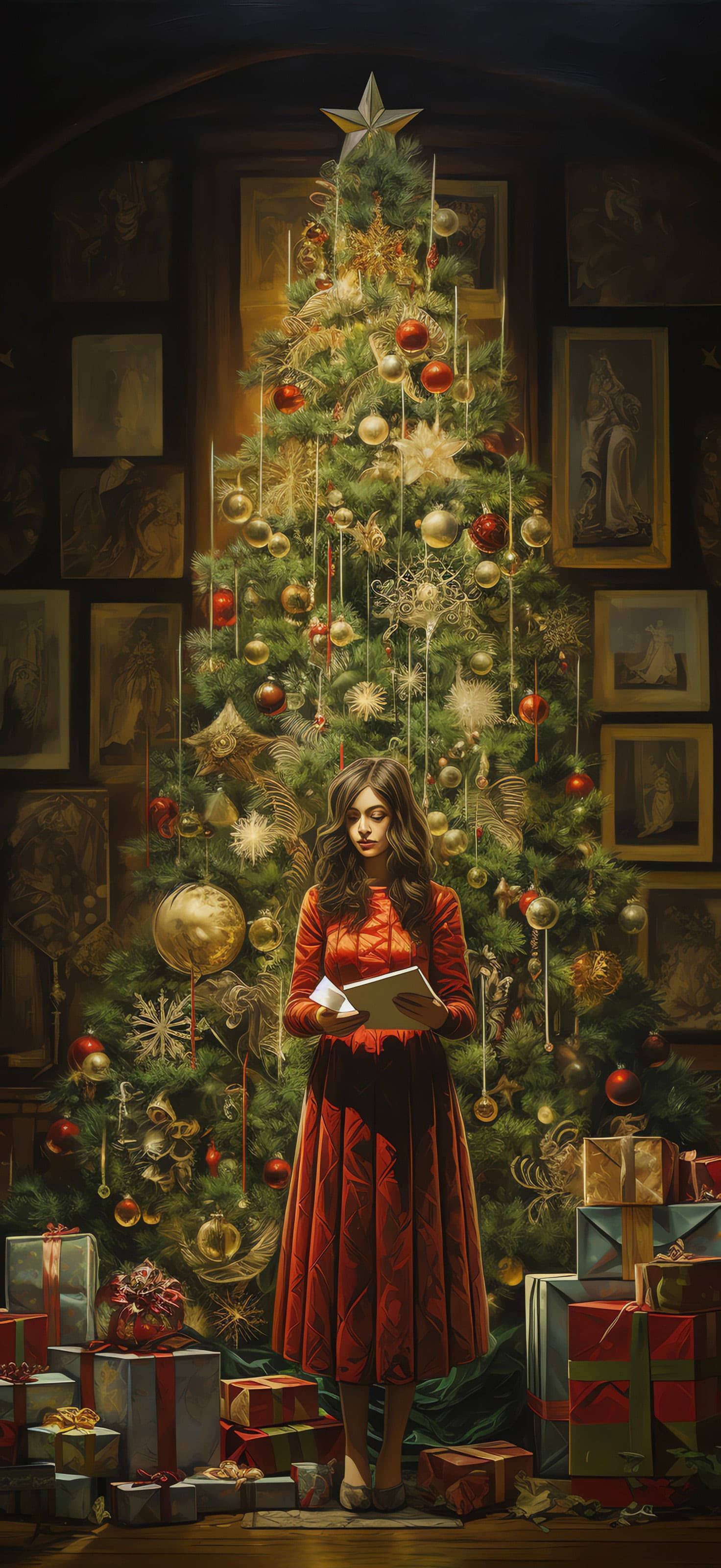 Christmas Serenity - Pro phone wallpaper