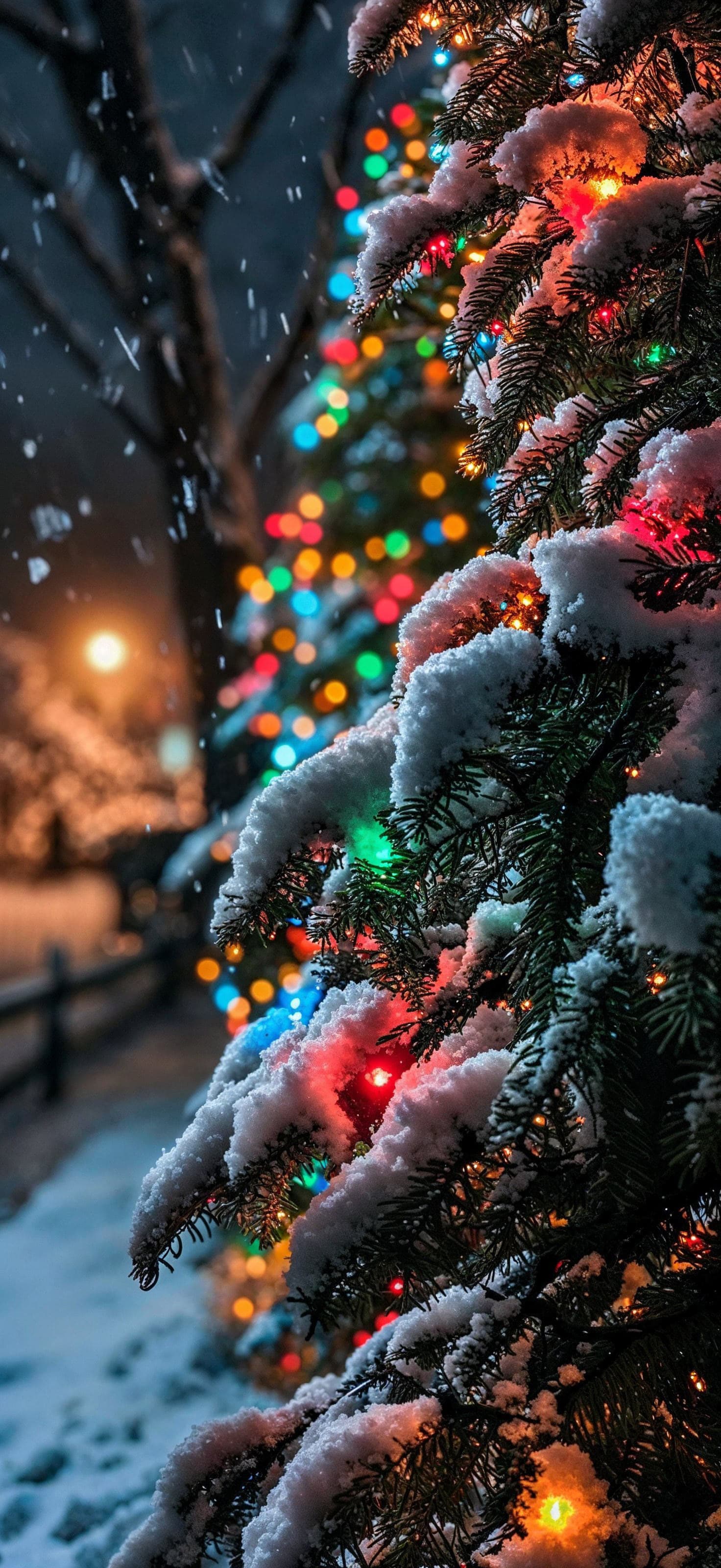 Snowy Christmas - Pro phone wallpaper