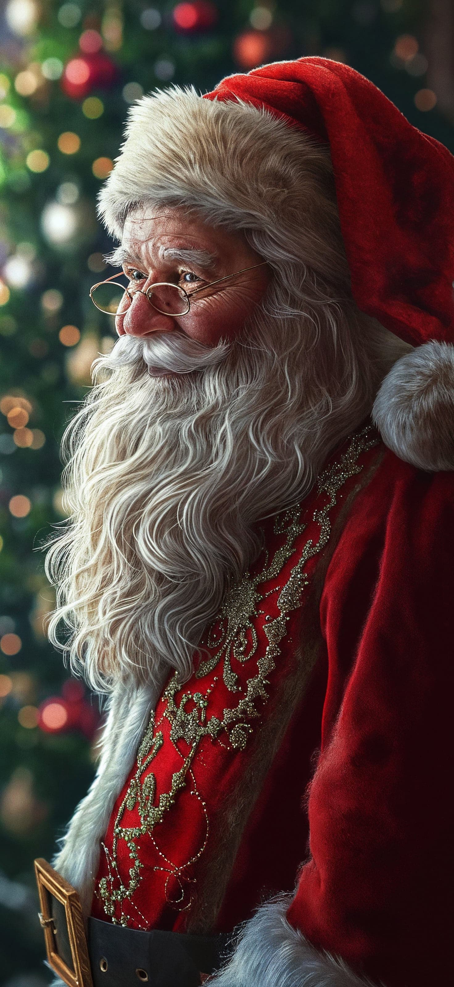 Jolly Santa - Pro phone wallpaper