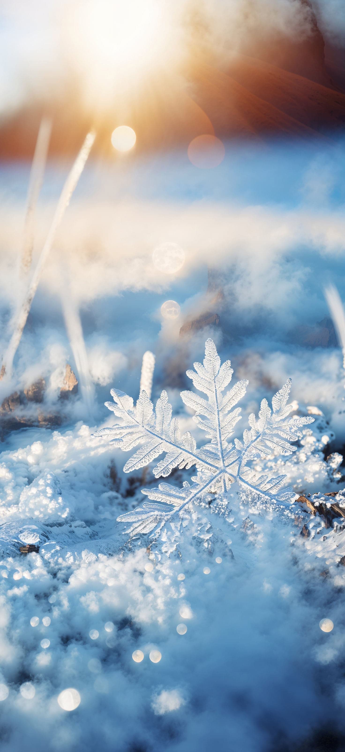 Frozen Sparkle - Pro phone wallpaper
