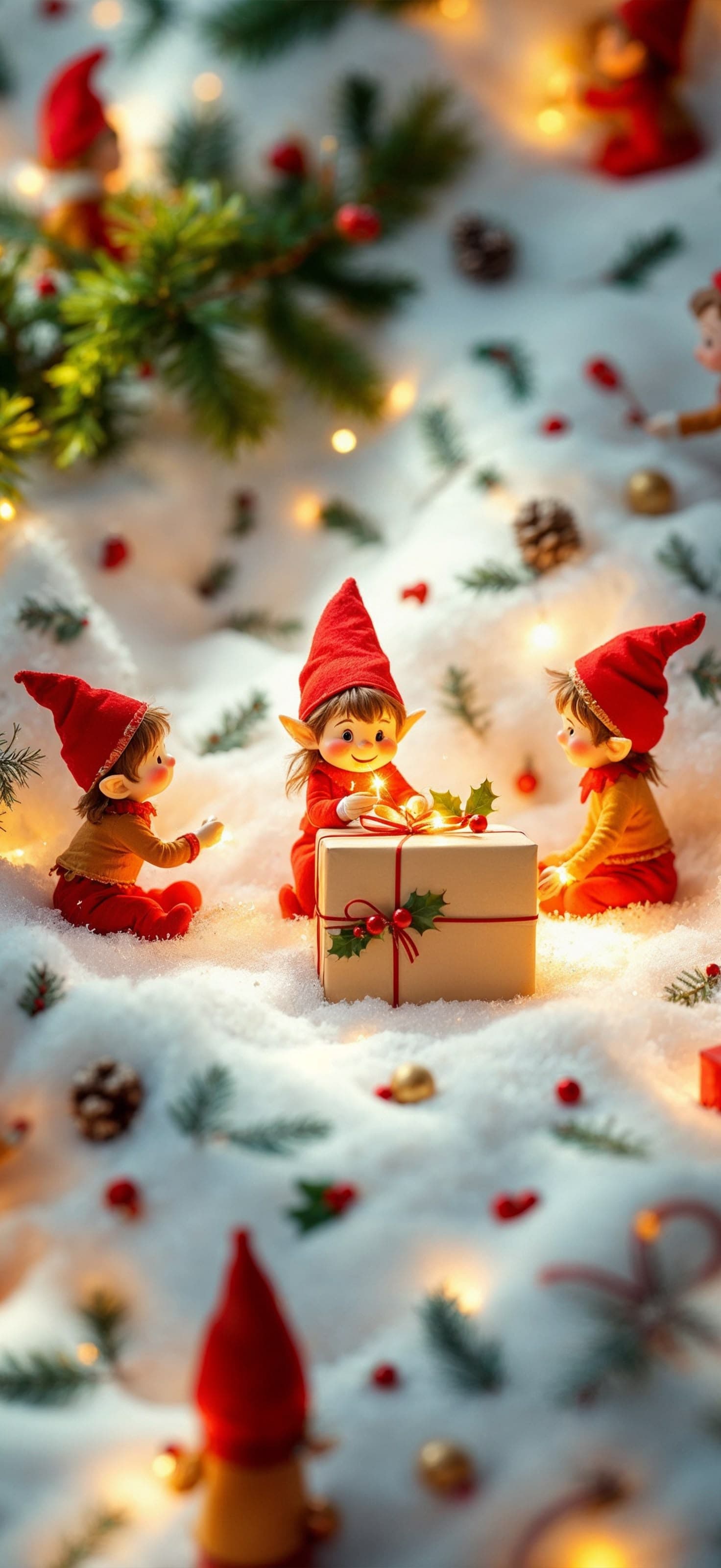 Holly Jolly Christmas - Pro phone wallpaper