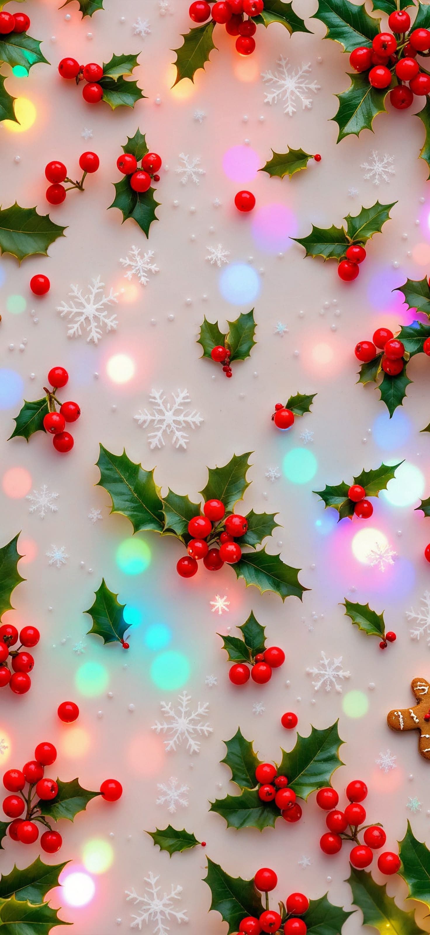 Christmas Tree Candles - Pro phone wallpaper