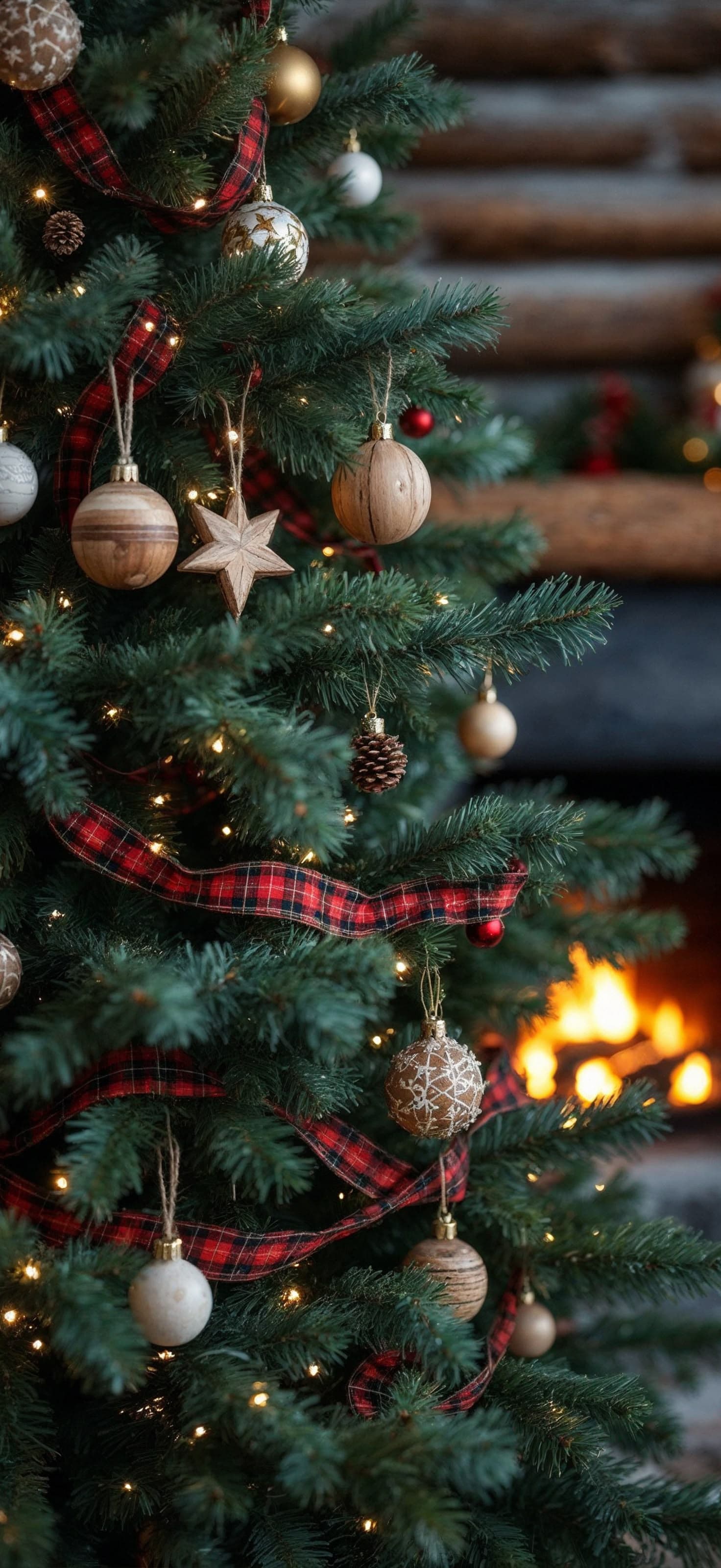 Christmas Tree Town - Pro phone wallpaper