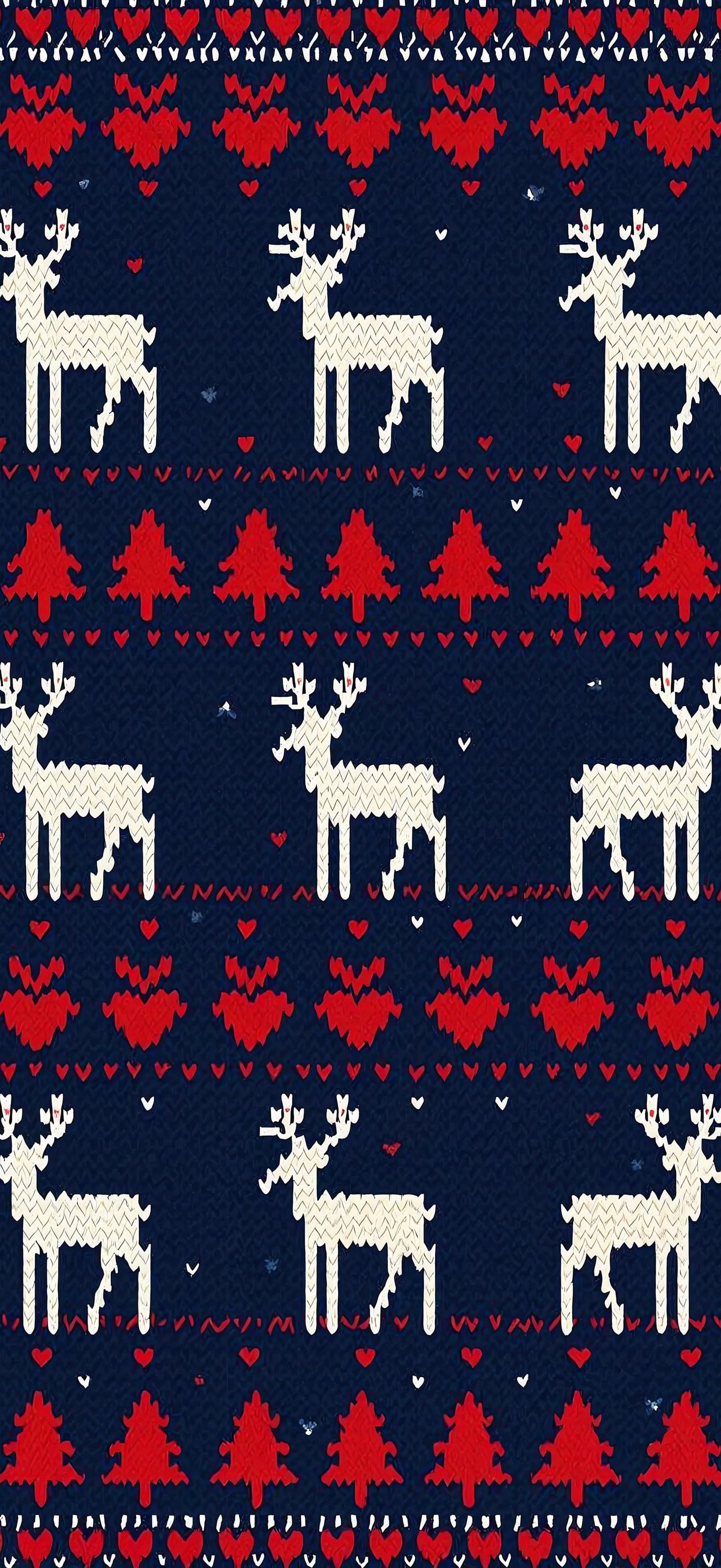 Snowy Christmas Town - Pro phone wallpaper