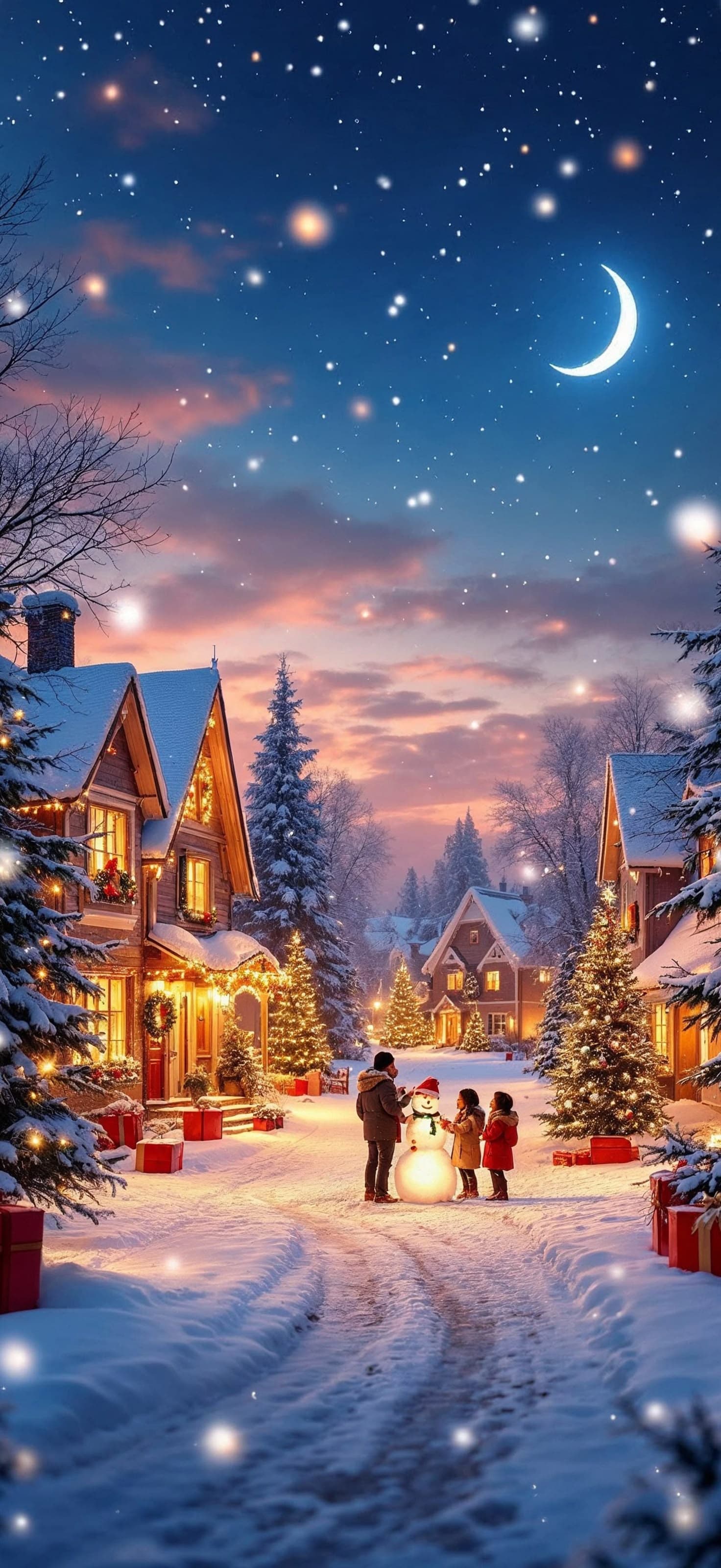Emoji Christmas Cheer - Pro phone wallpaper
