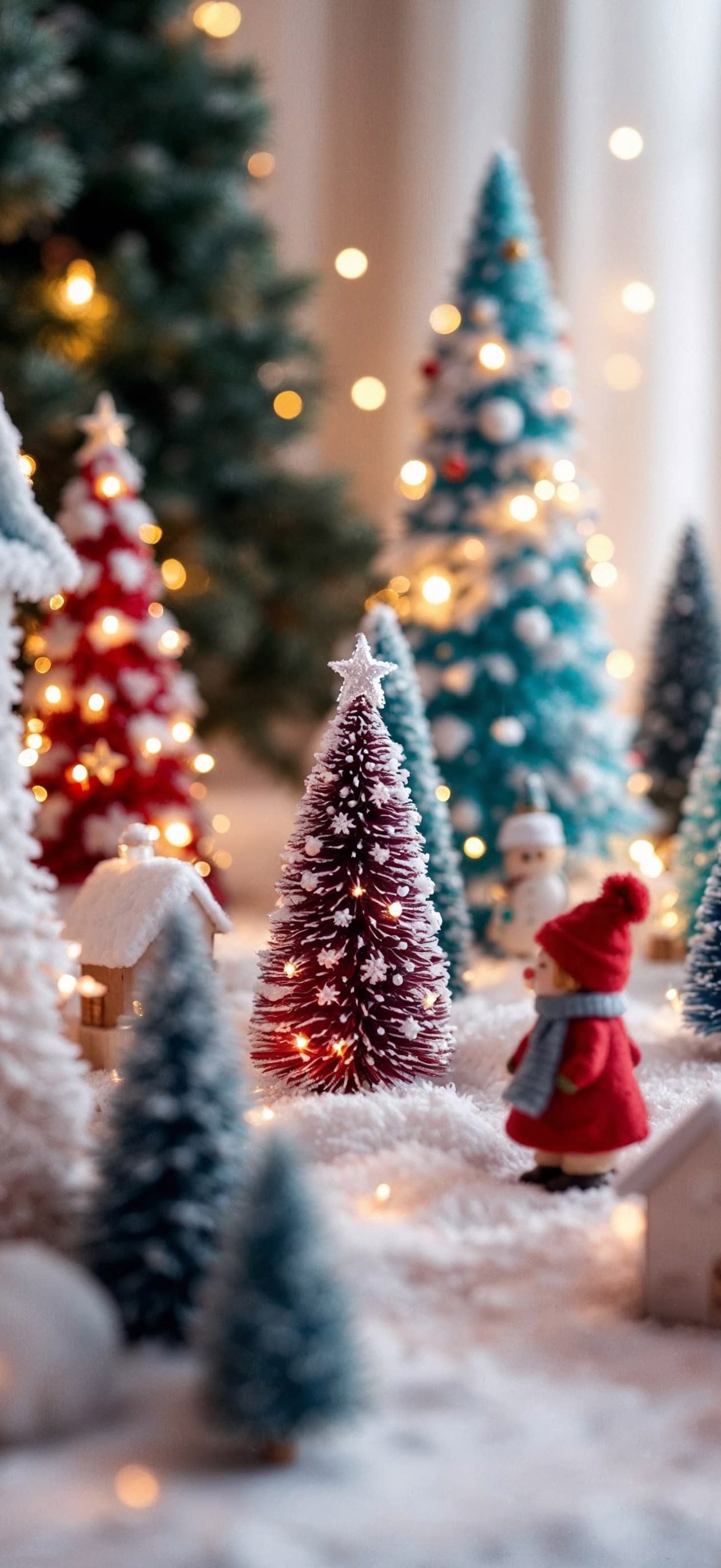 Cats Christmas Tree - Pro phone wallpaper