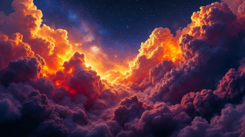 Celestial Storm Clouds 2 - Pro desktop wallpaper download