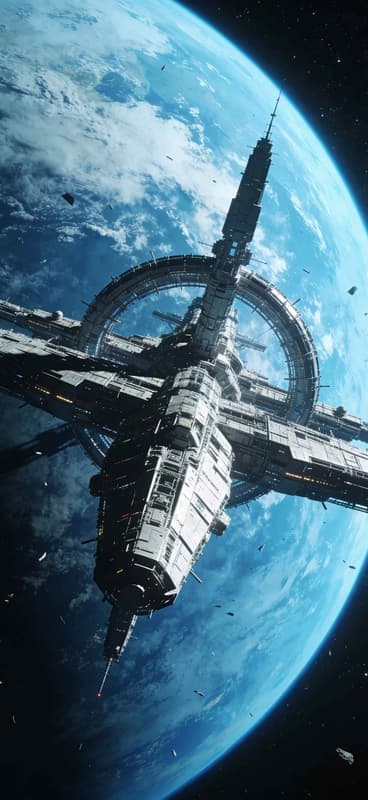 Orbital Station - free phone wallpaper download