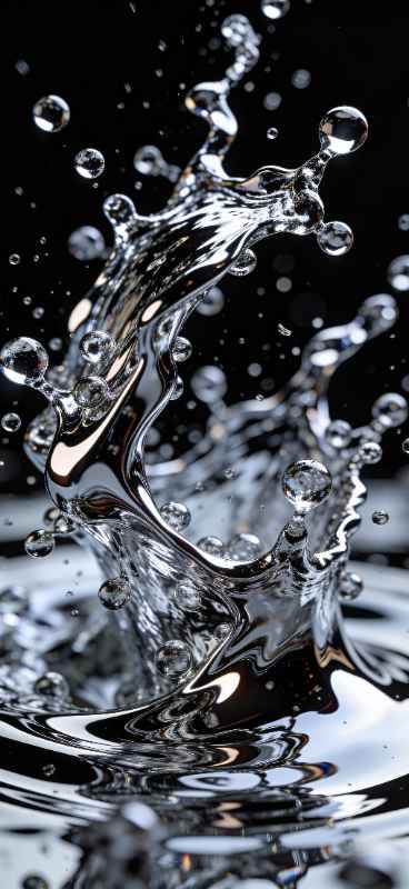 Water Splash Art - free phone wallpaper download