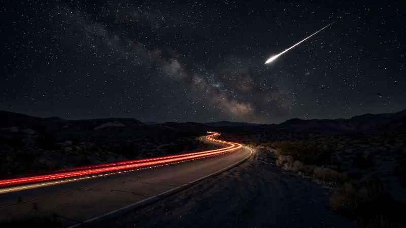Cosmic Night Drive - Pro desktop wallpaper download