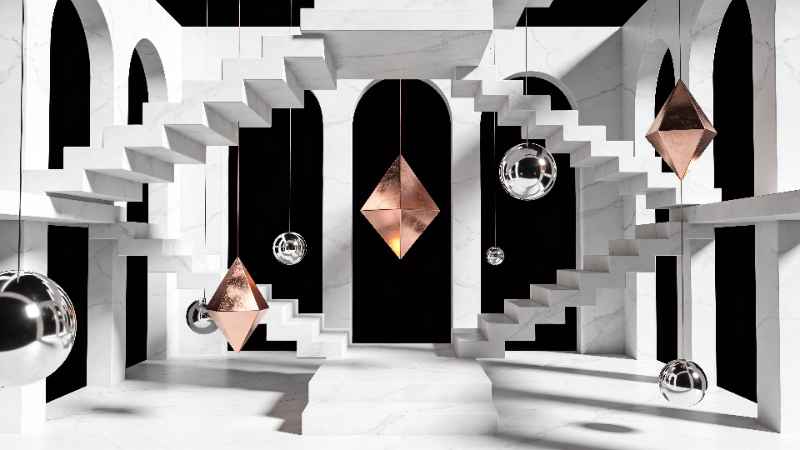 Geometric Silver Display - Pro desktop wallpaper download