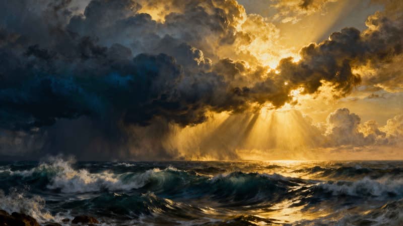 Golden Tempest - Pro desktop wallpaper download