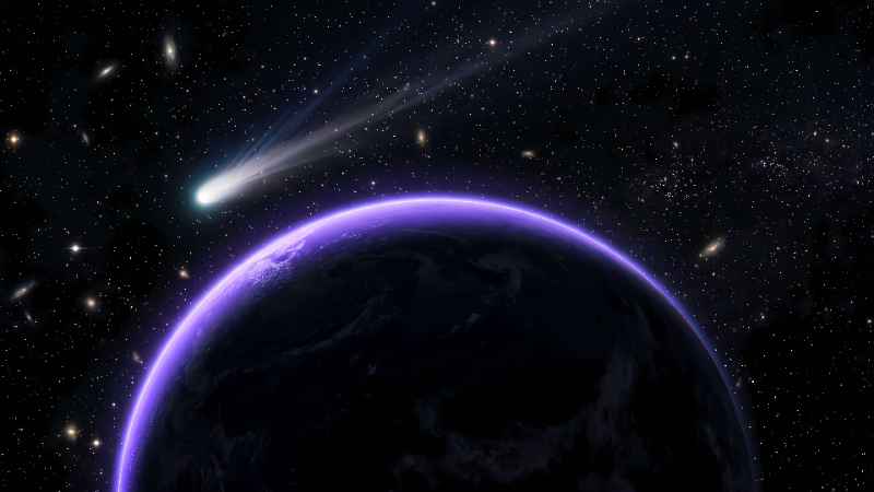 Cosmic Purple Horizon - Pro desktop wallpaper download