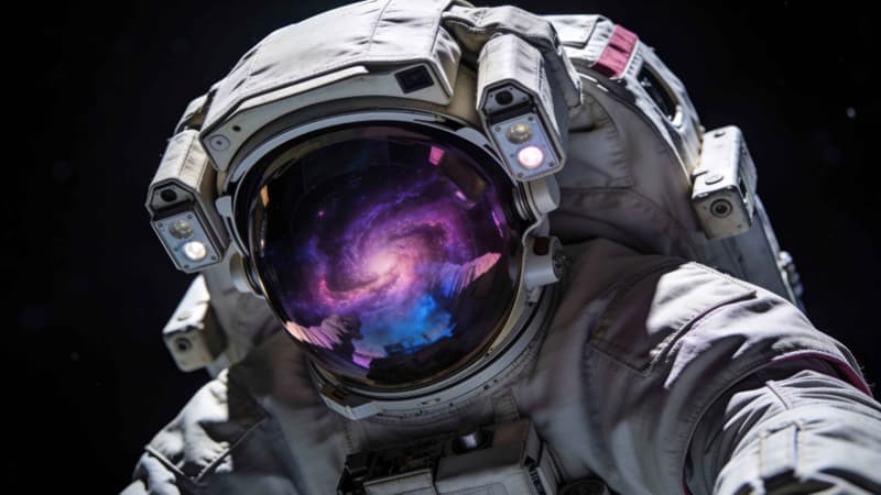 Astronaut Galaxy - Pro desktop wallpaper download