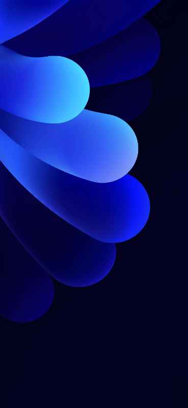Blue Gradient Swirls - free phone wallpaper download