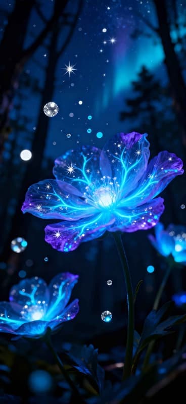 Starlit Bloom 2 - Pro phone wallpaper download