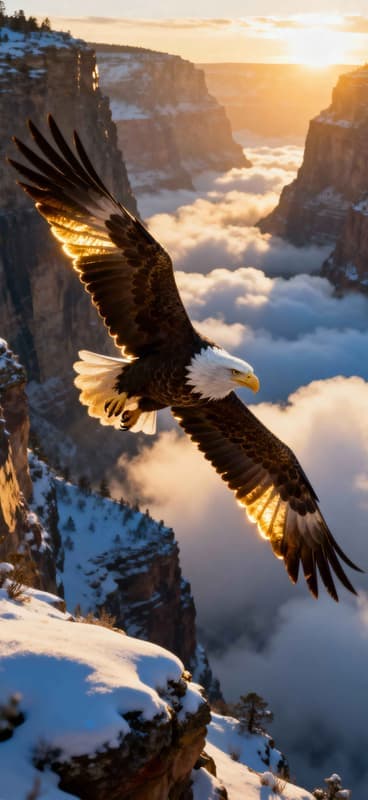 Canyon Soaring 3 - free phone wallpaper download