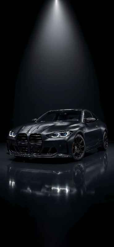 Dark Sportscar Spotlight - free phone wallpaper download