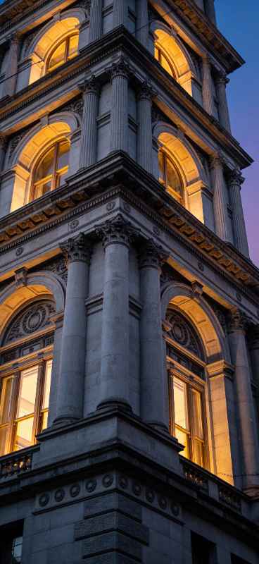 Architectural Golden Glow - free phone wallpaper download