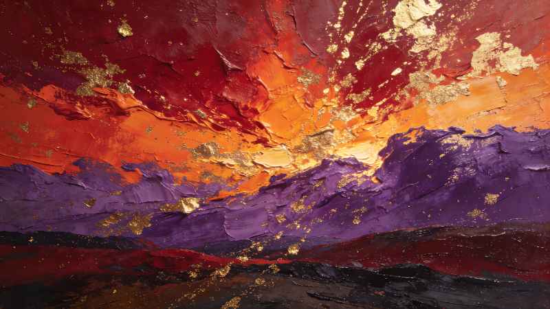 Textured Sky Painting - Pro desktop wallpaper download