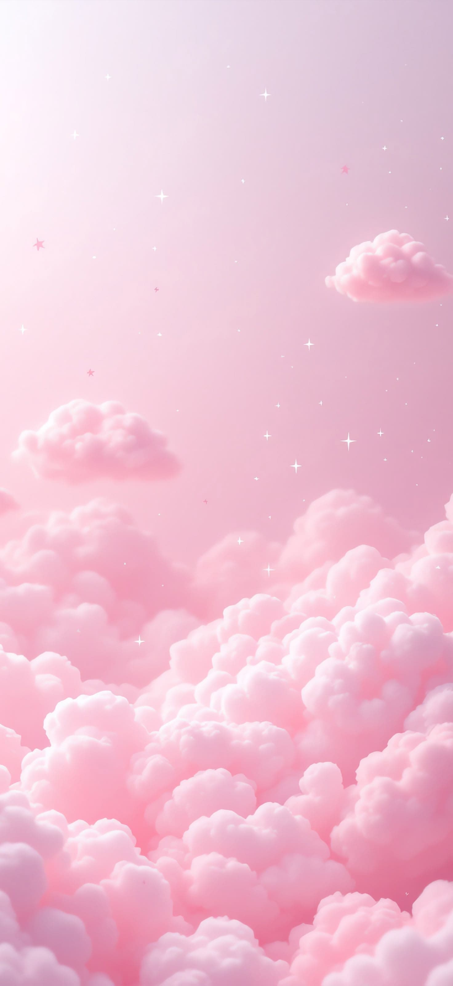Soft Pastel Clouds 2 - free phone wallpaper