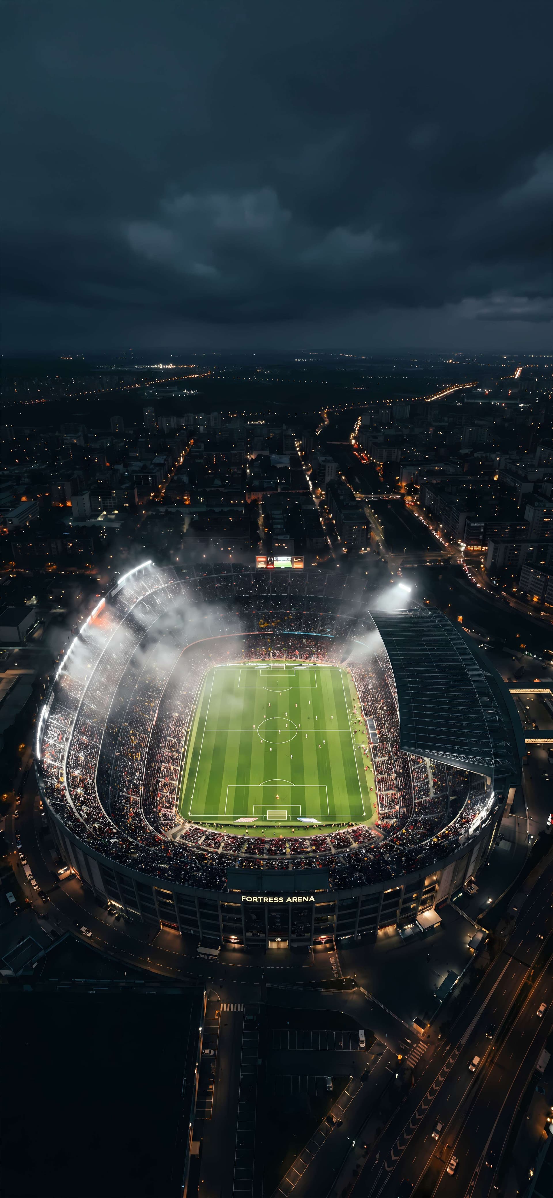 Night Stadium Lights - Pro phone wallpaper