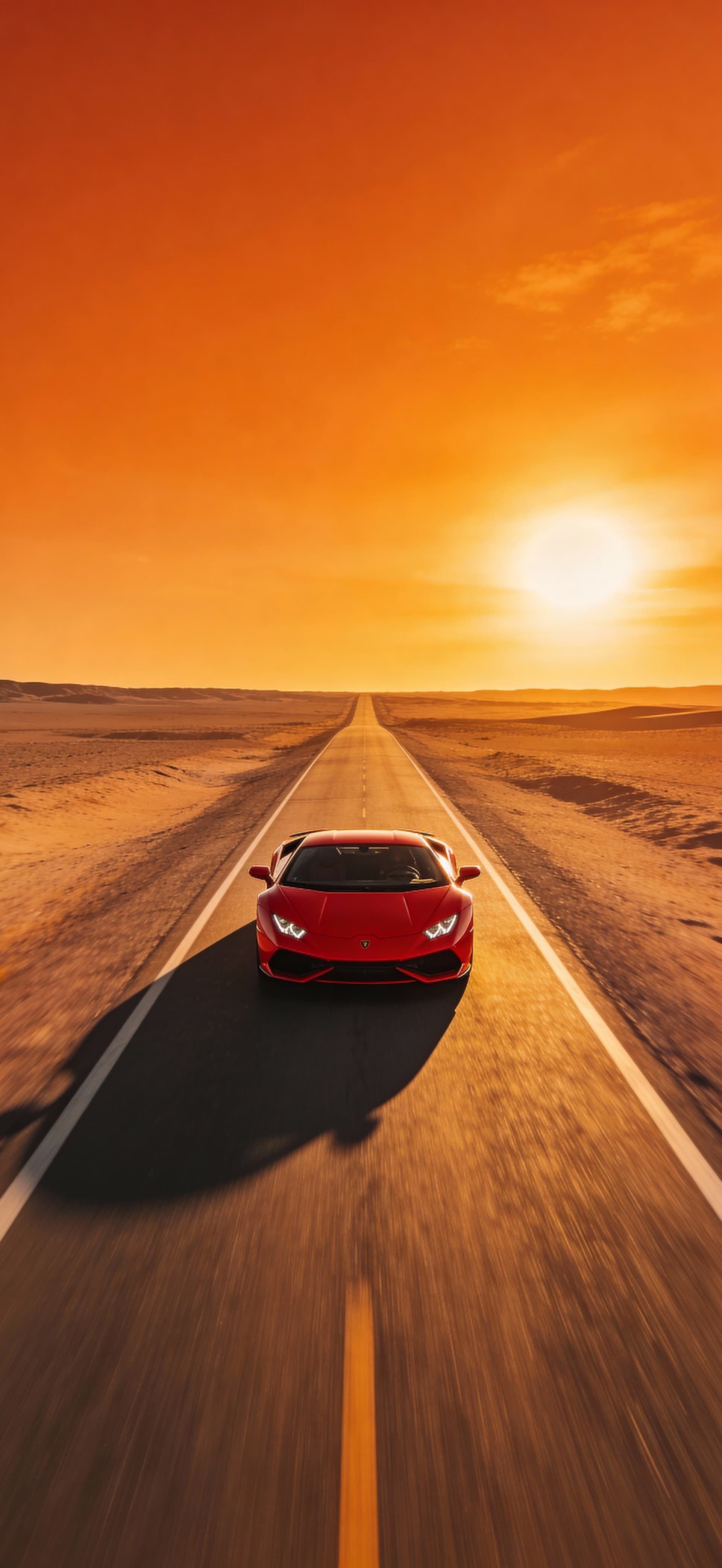 Desert Highway Supercar 3 - Pro phone wallpaper