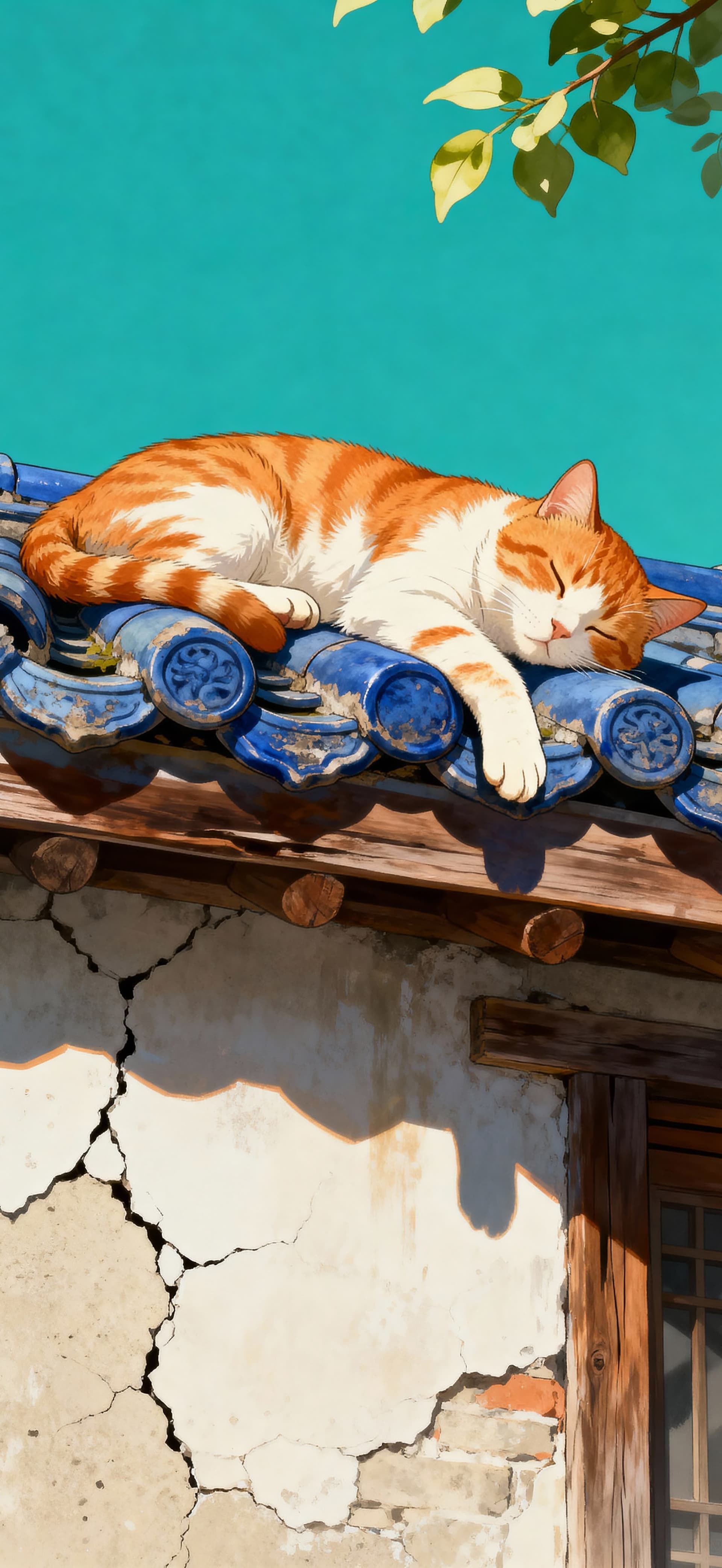 Rooftop Nap 3 - Pro phone wallpaper