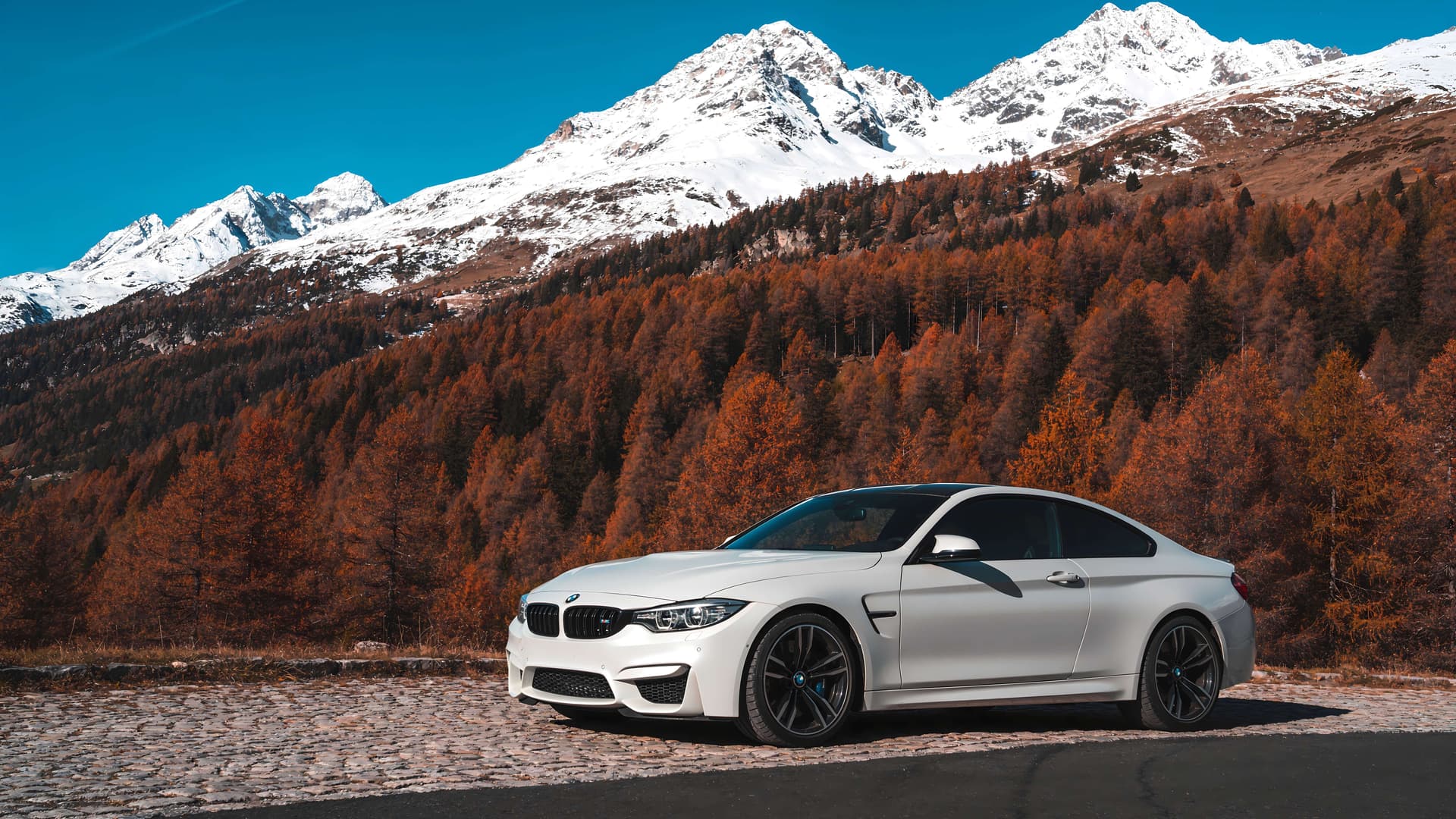 Alpine Autumn Drive - Pro desktop wallpaper