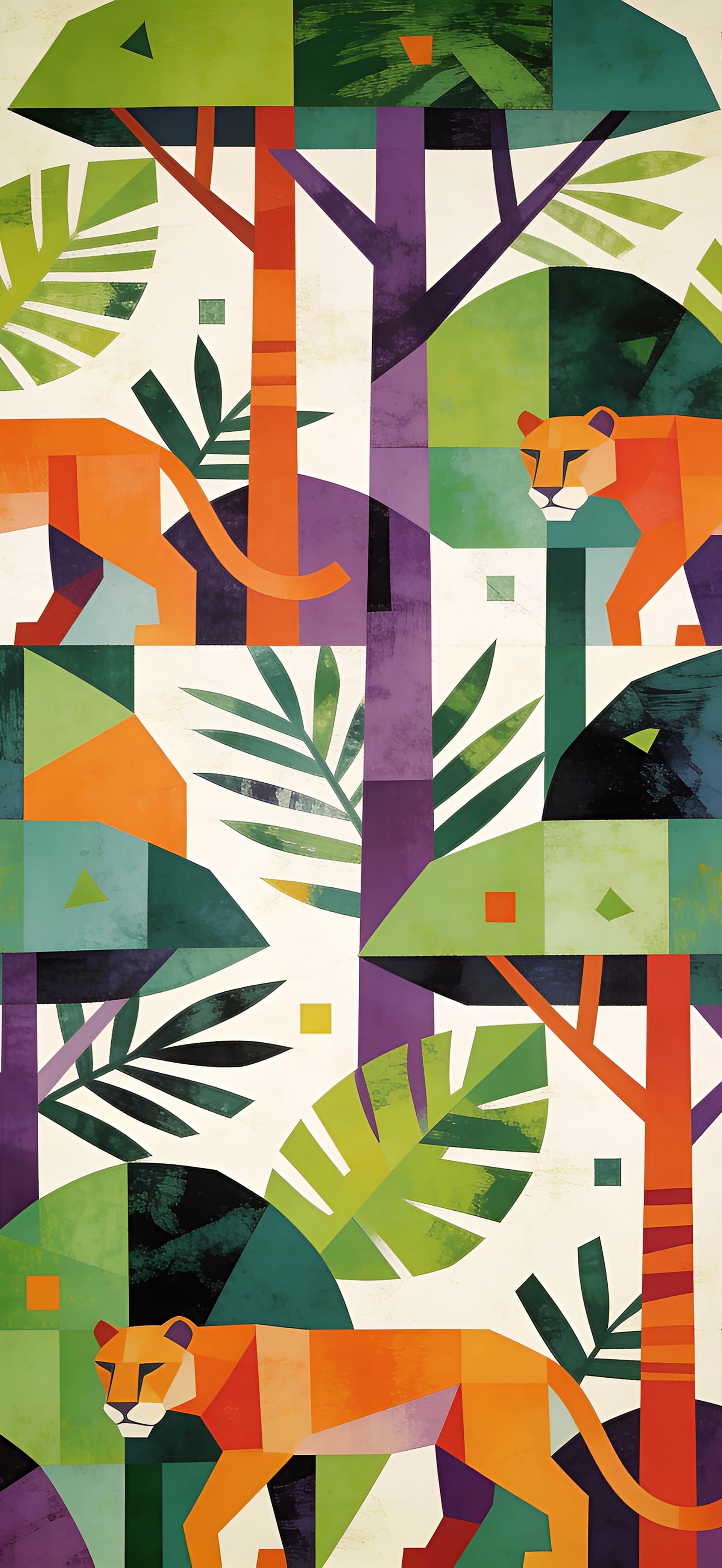Geometric Savannah 2 - Pro phone wallpaper