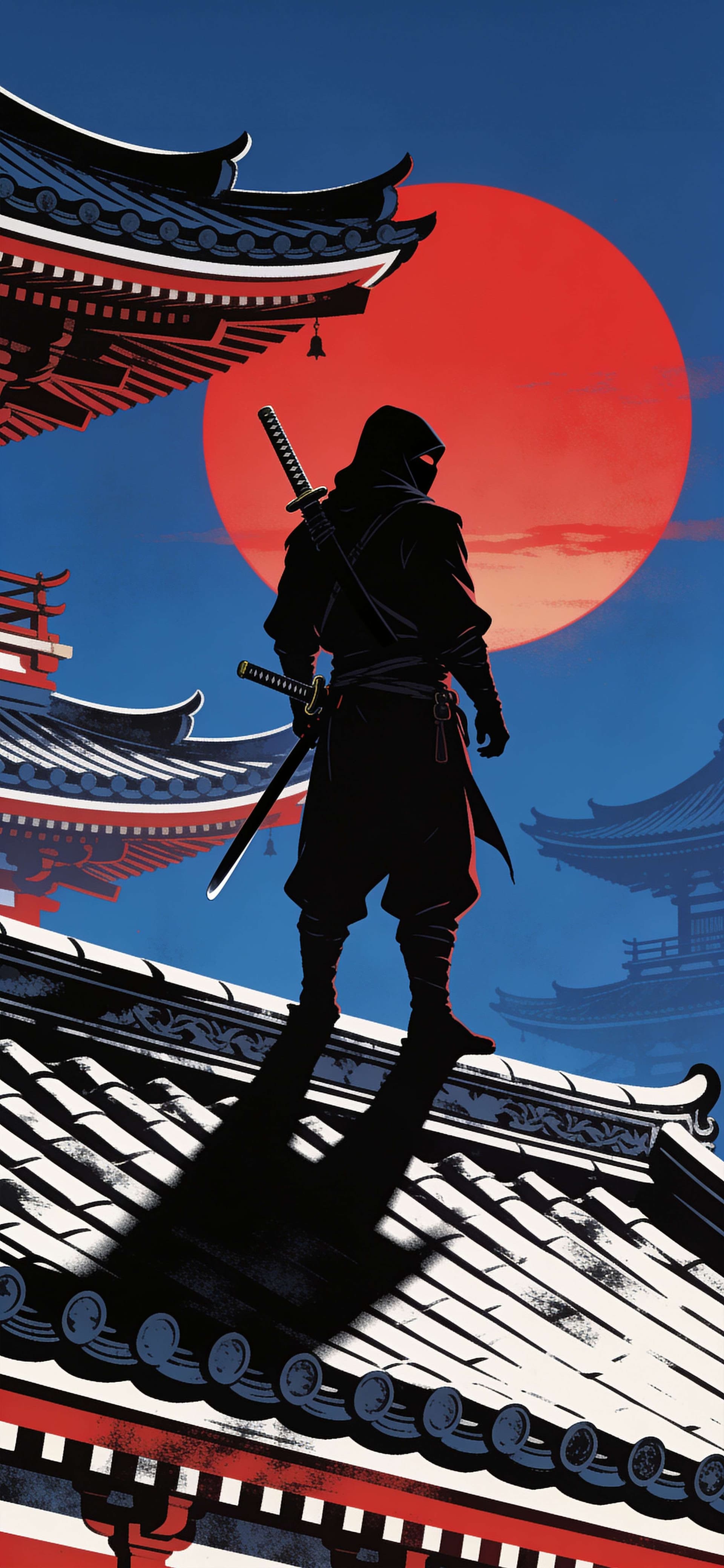 Shadow of the Ninja - Pro phone wallpaper