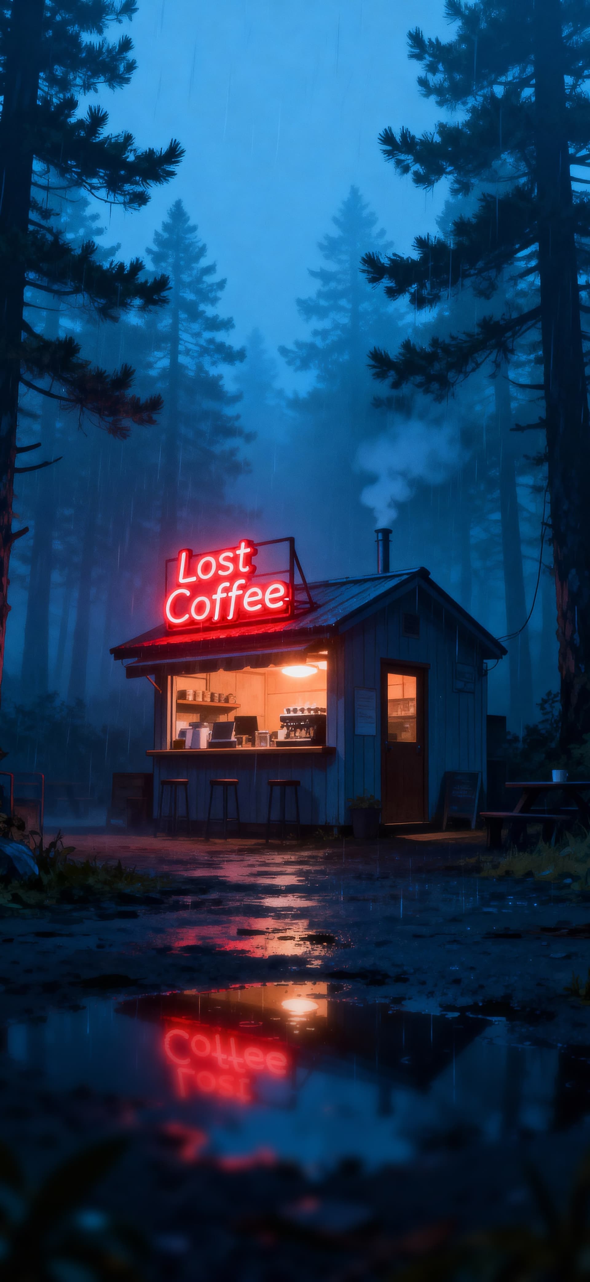 Lost Coffee 3 - free phone wallpaper