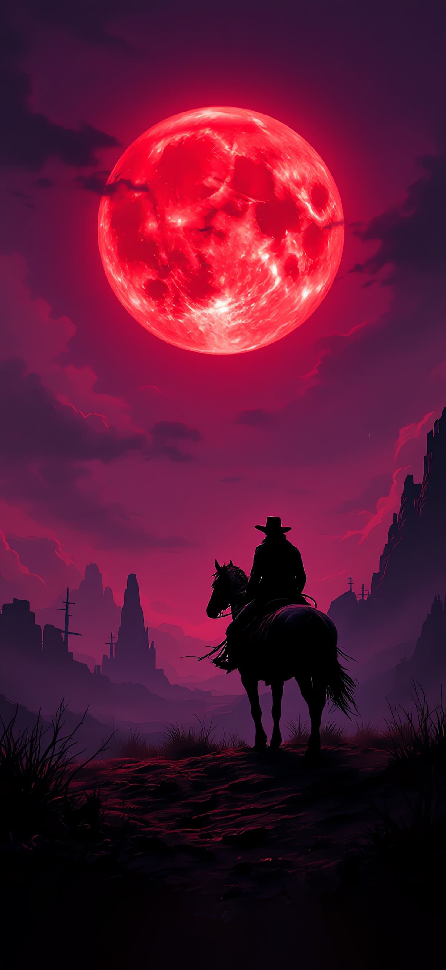 Crimson Outlaw 3 - free phone wallpaper