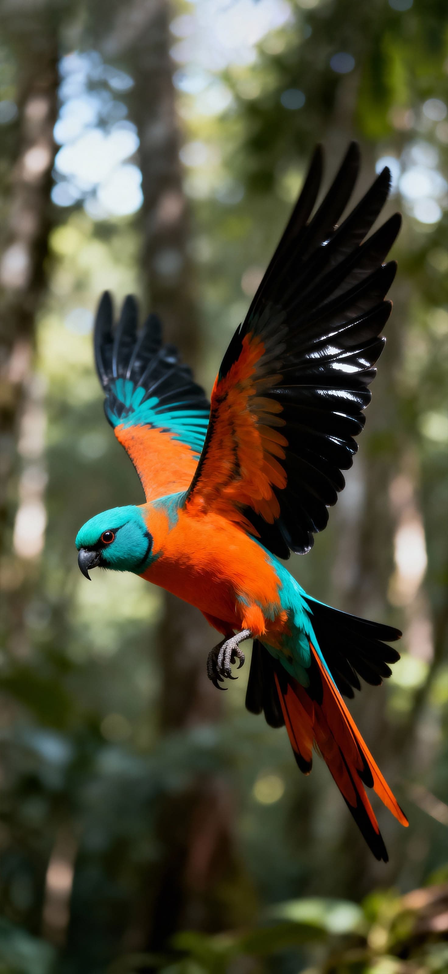Tropical Firewing 1 - free phone wallpaper