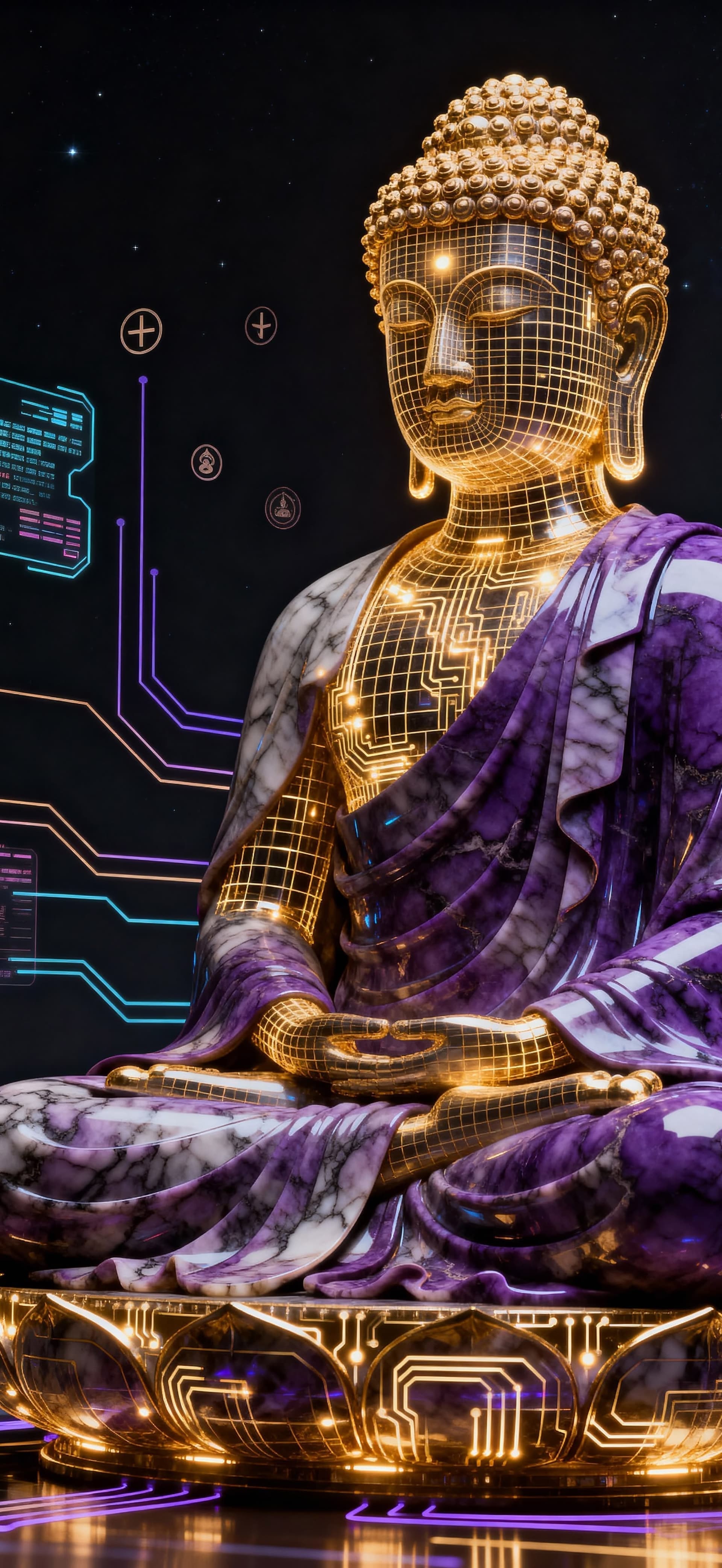 Cyber Dharma 1 - Pro phone wallpaper