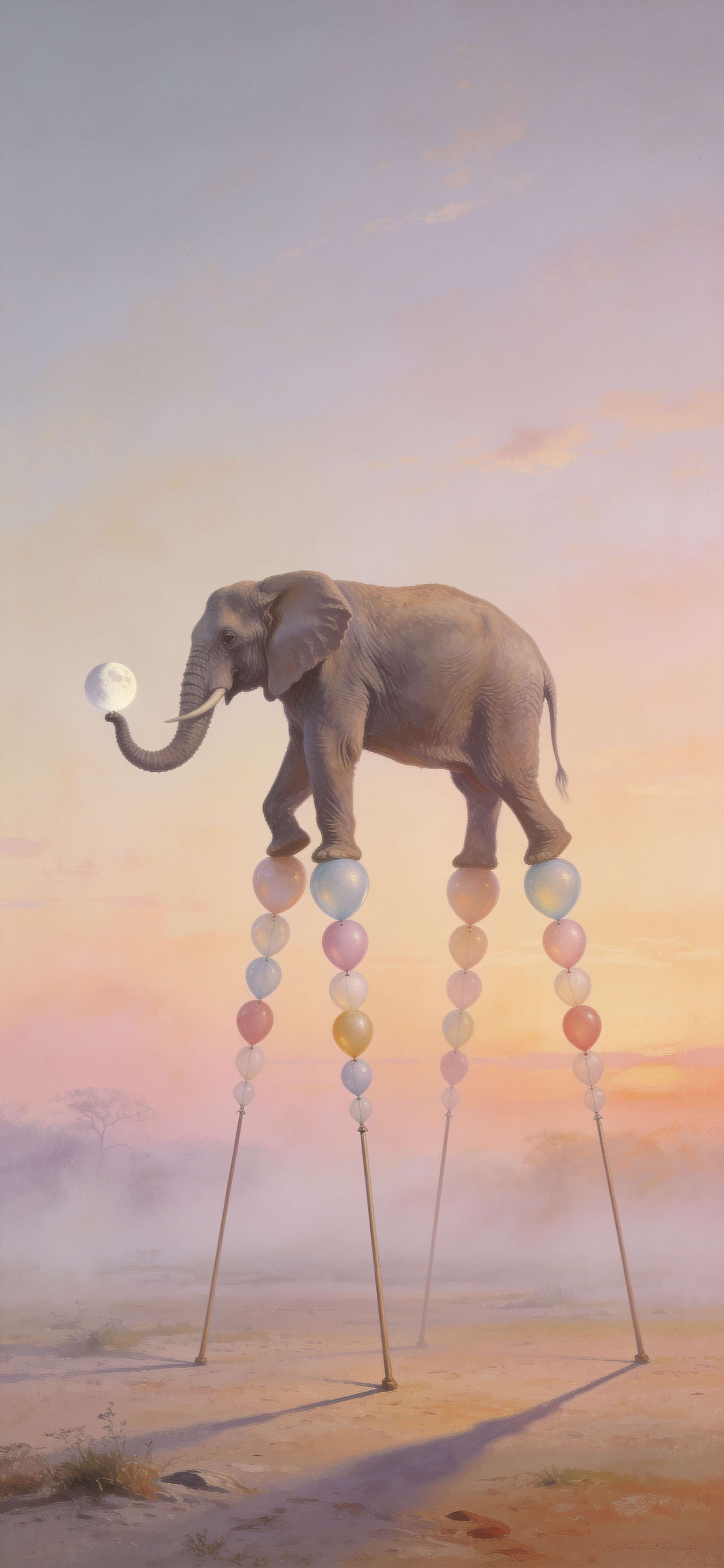 Elephant Balloon Stilt - Pro phone wallpaper