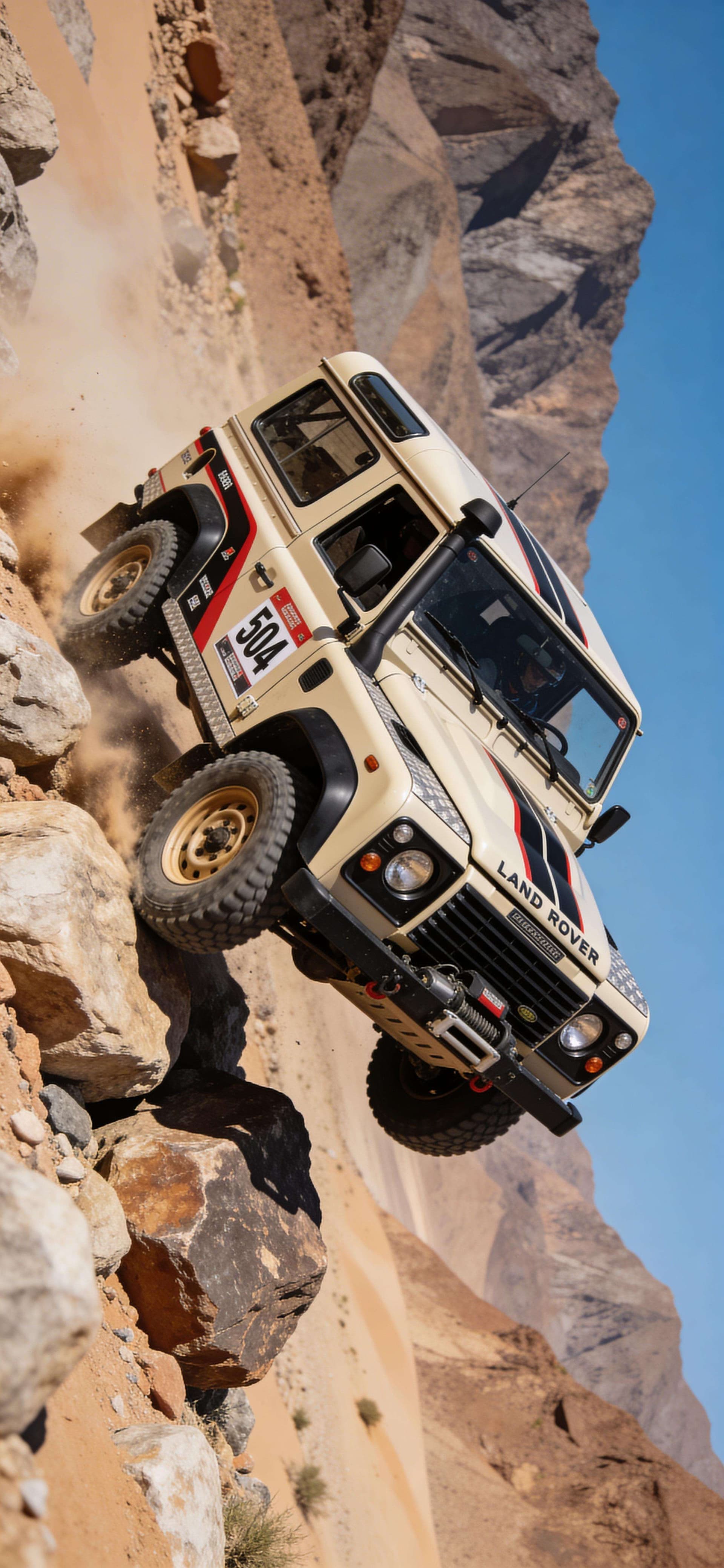 Offroad Land Rover - Pro phone wallpaper