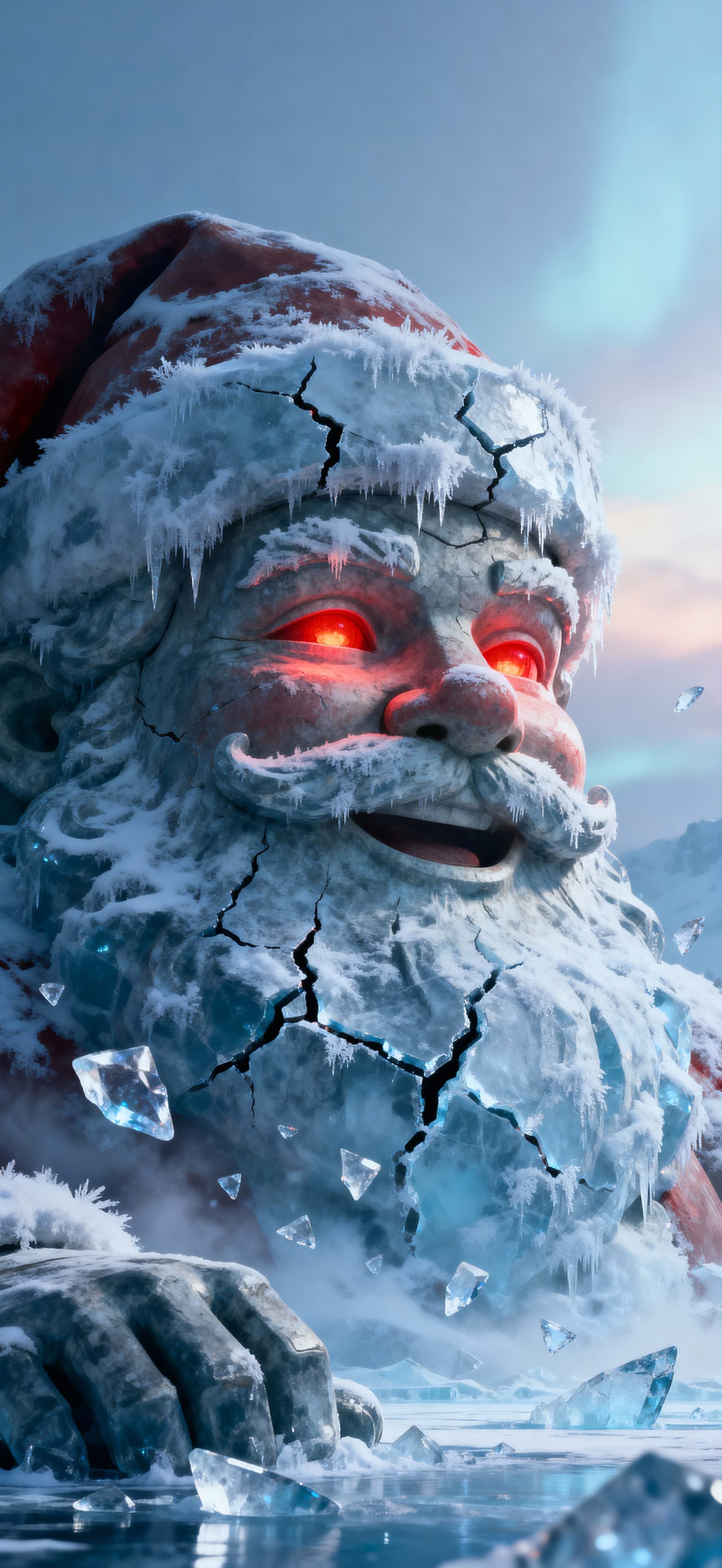 Frostborn Santa Awakens 1 - free phone wallpaper
