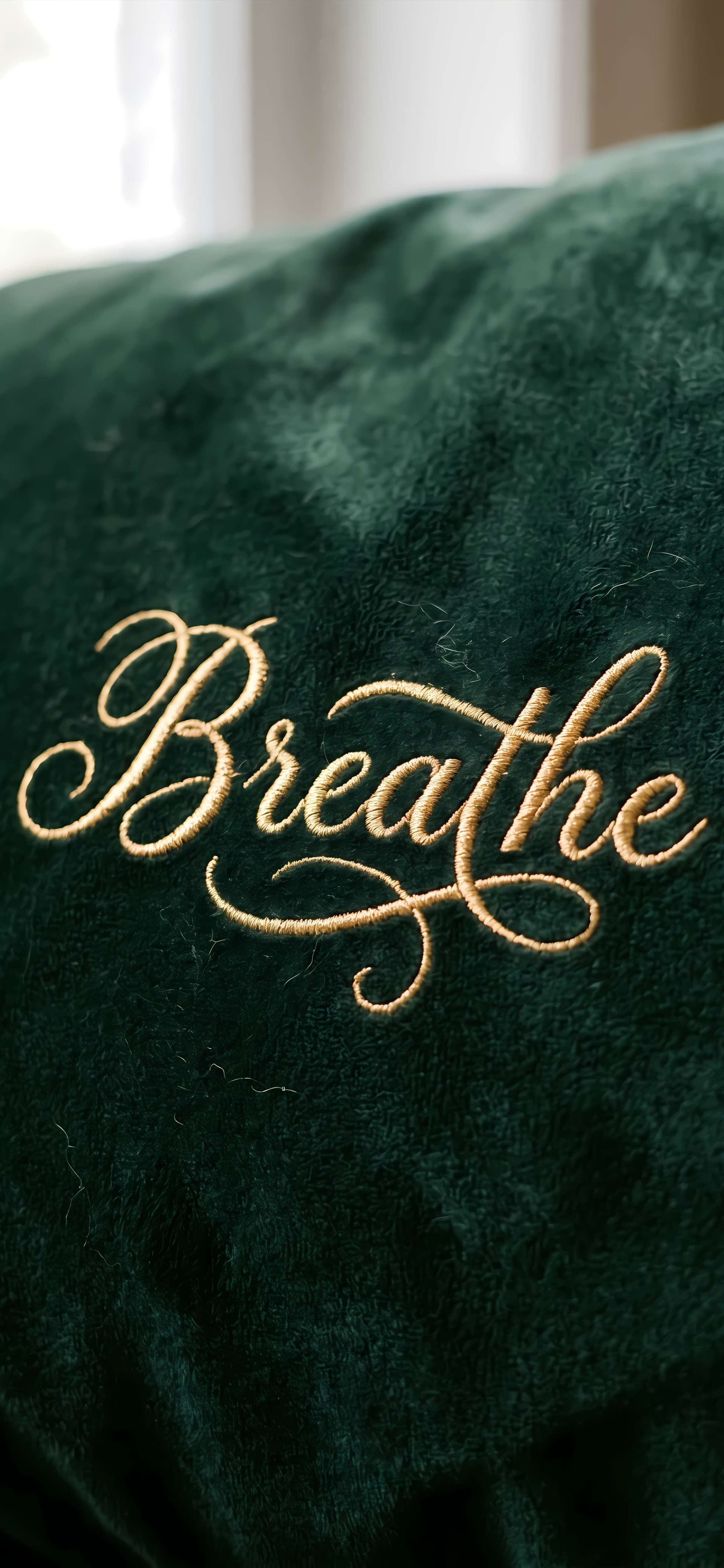 Golden Breathe Embroidery - Pro phone wallpaper