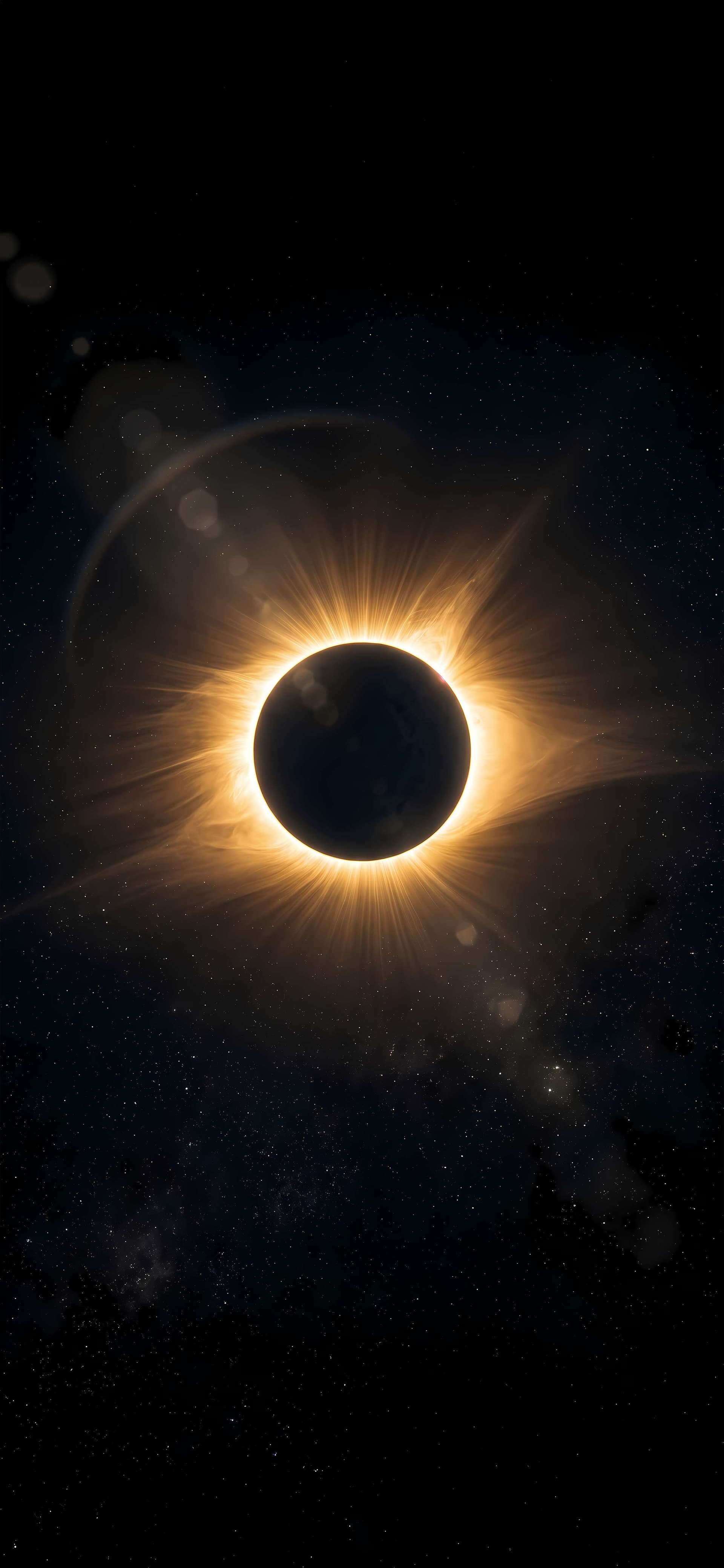 Cosmic Solar Flare - free phone wallpaper