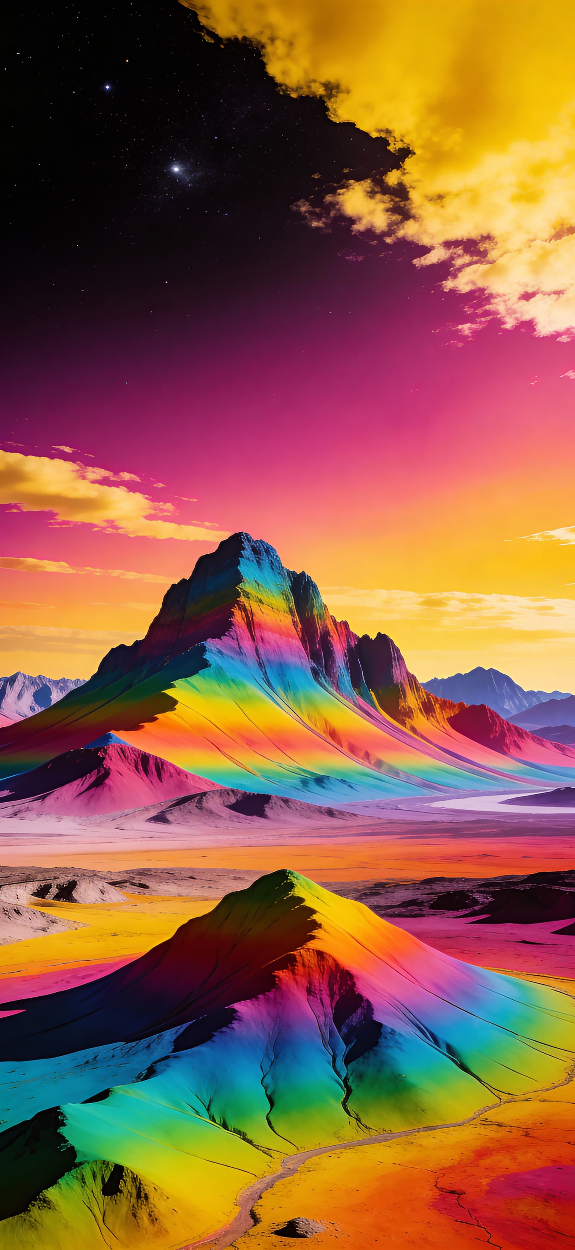 Spectrum Peaks 1 - free phone wallpaper