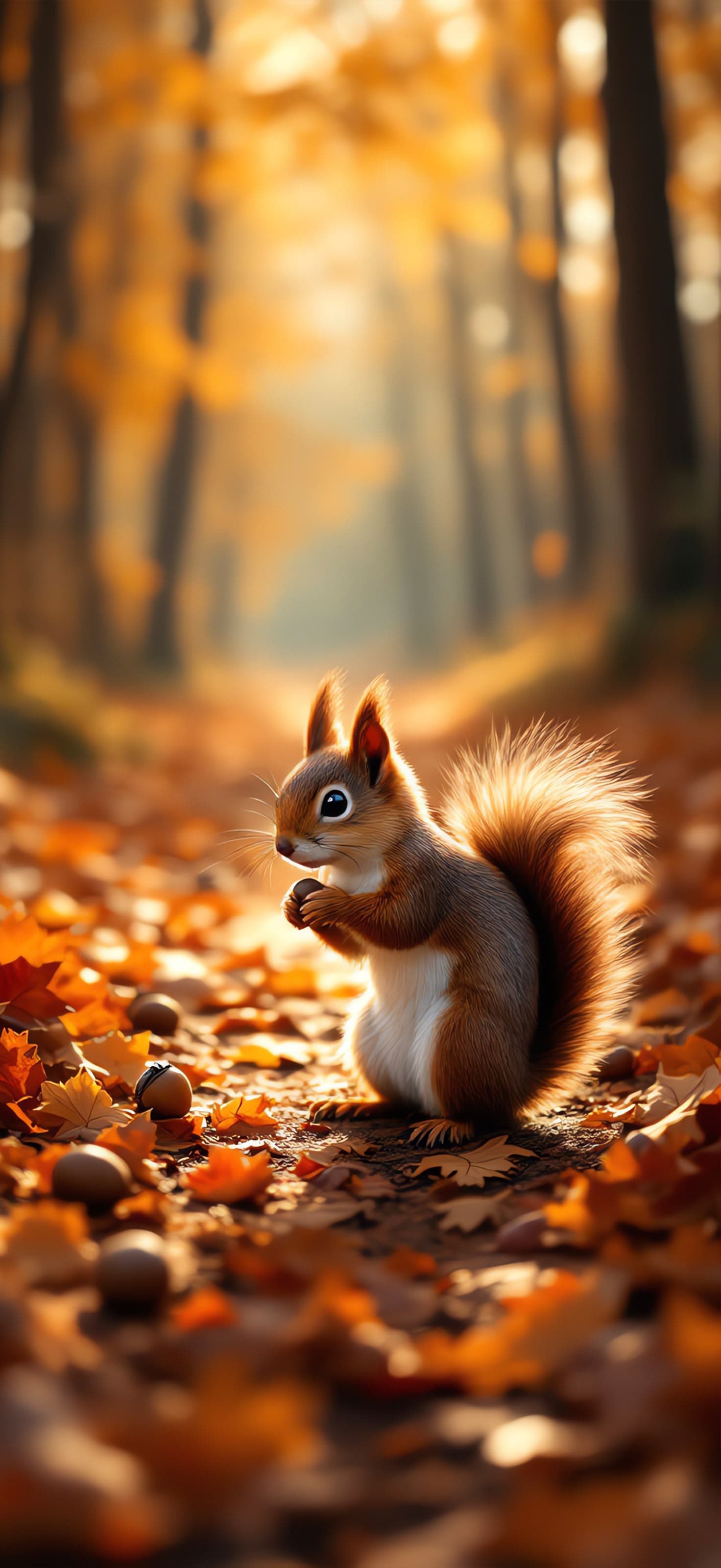 Autumn Gathering 1 - free phone wallpaper