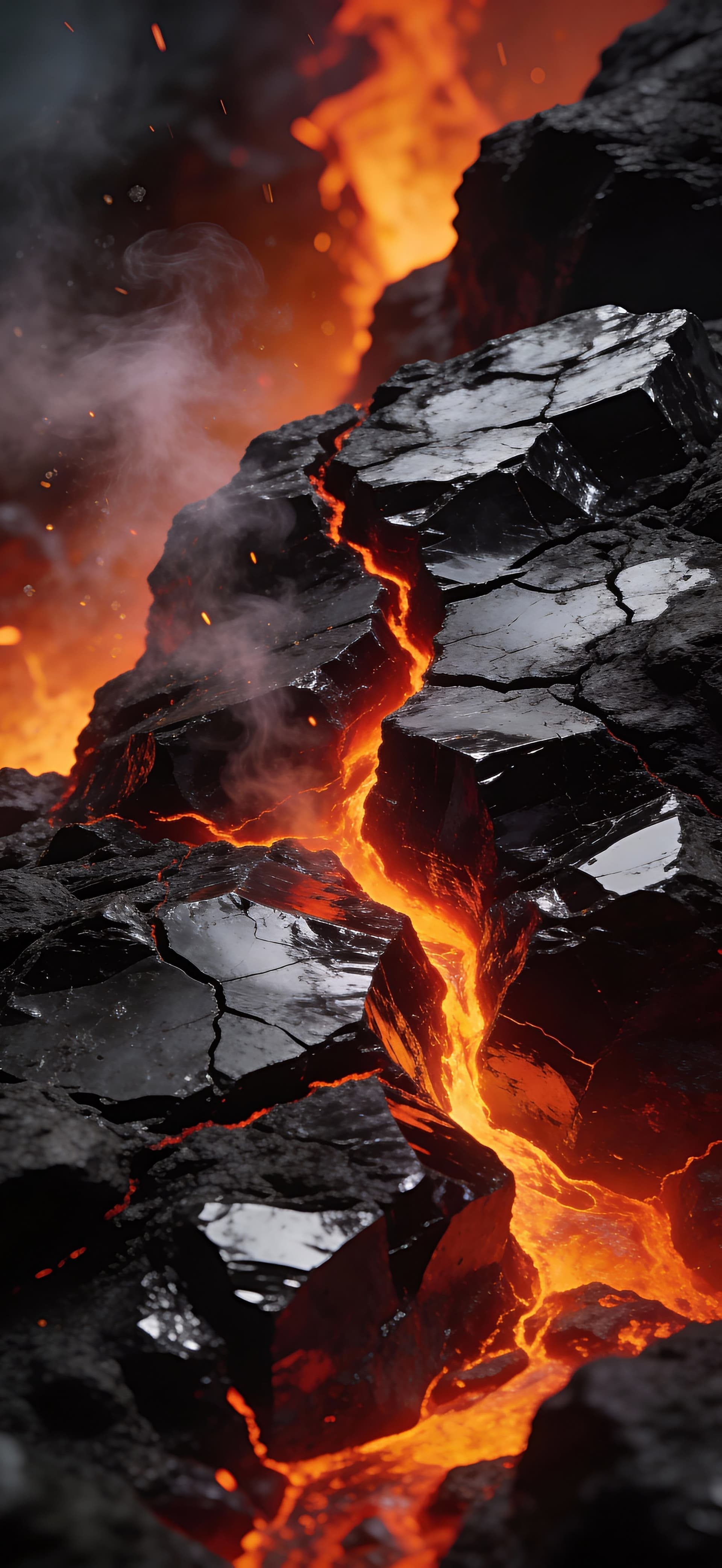 Volcanic Crack - Pro phone wallpaper