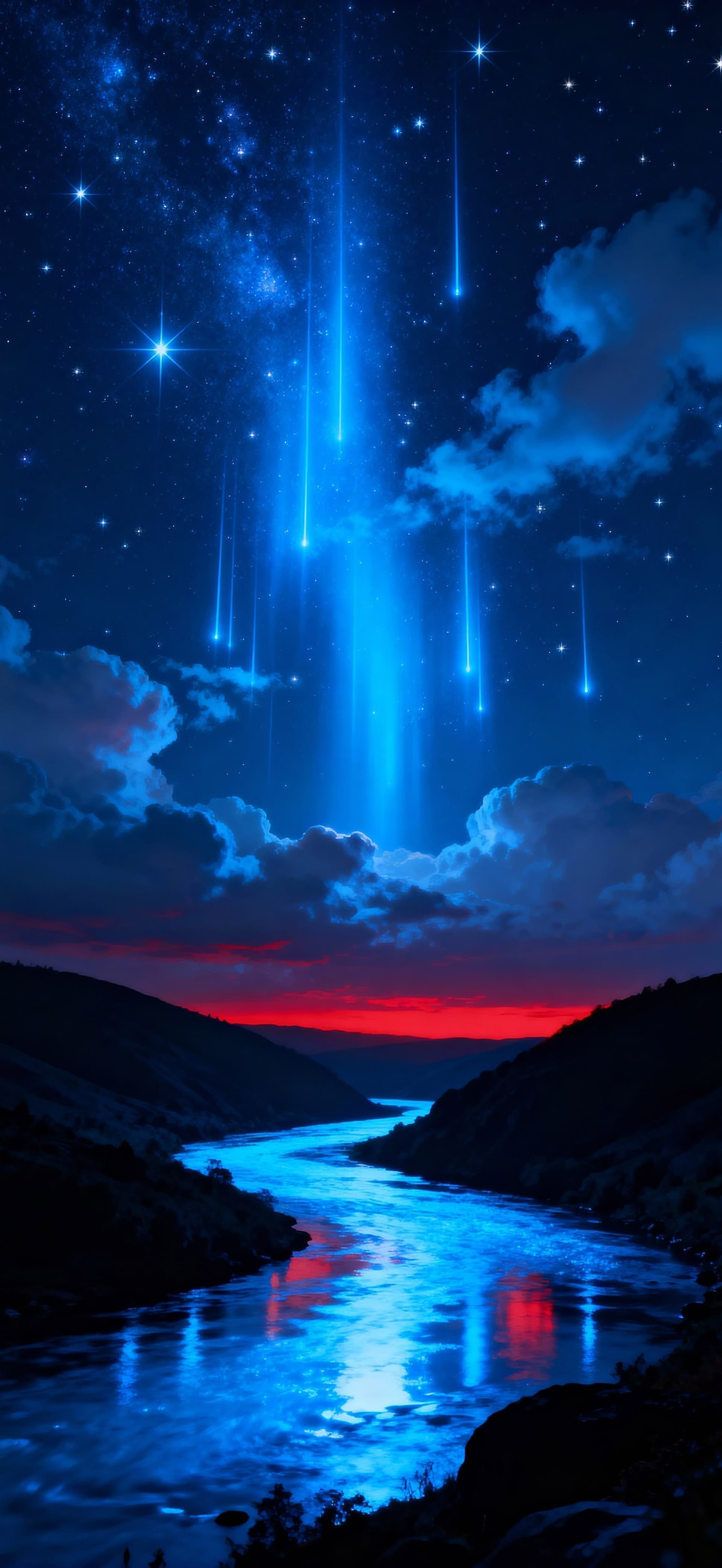 Starlight Riverfall 1 - Pro phone wallpaper